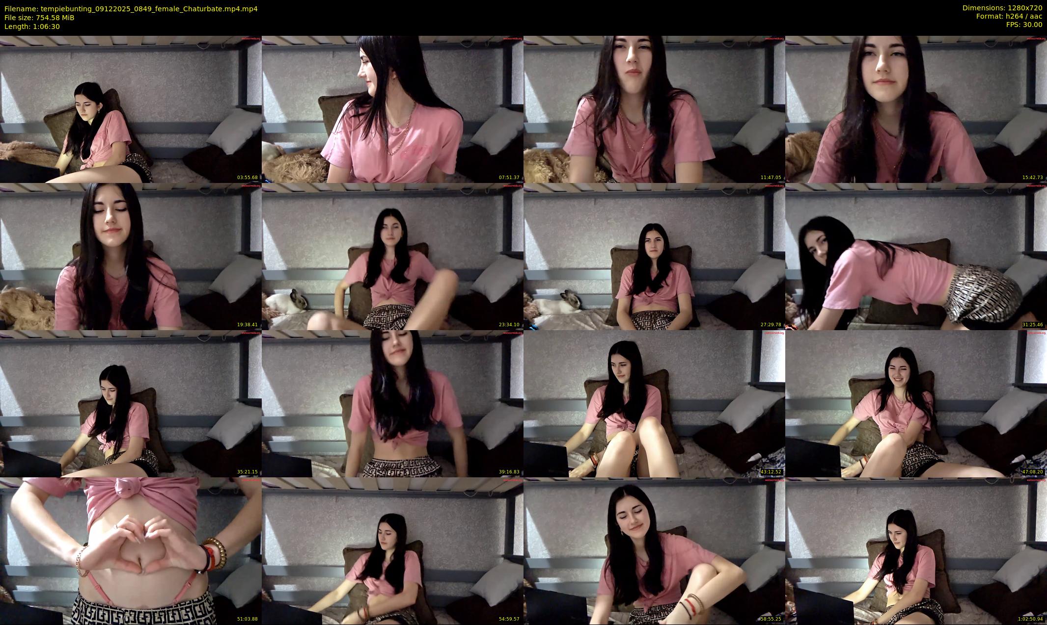 tempiebunting — 67 minute Chaturbate female cam show recording, 720p, Dec 9, 2025