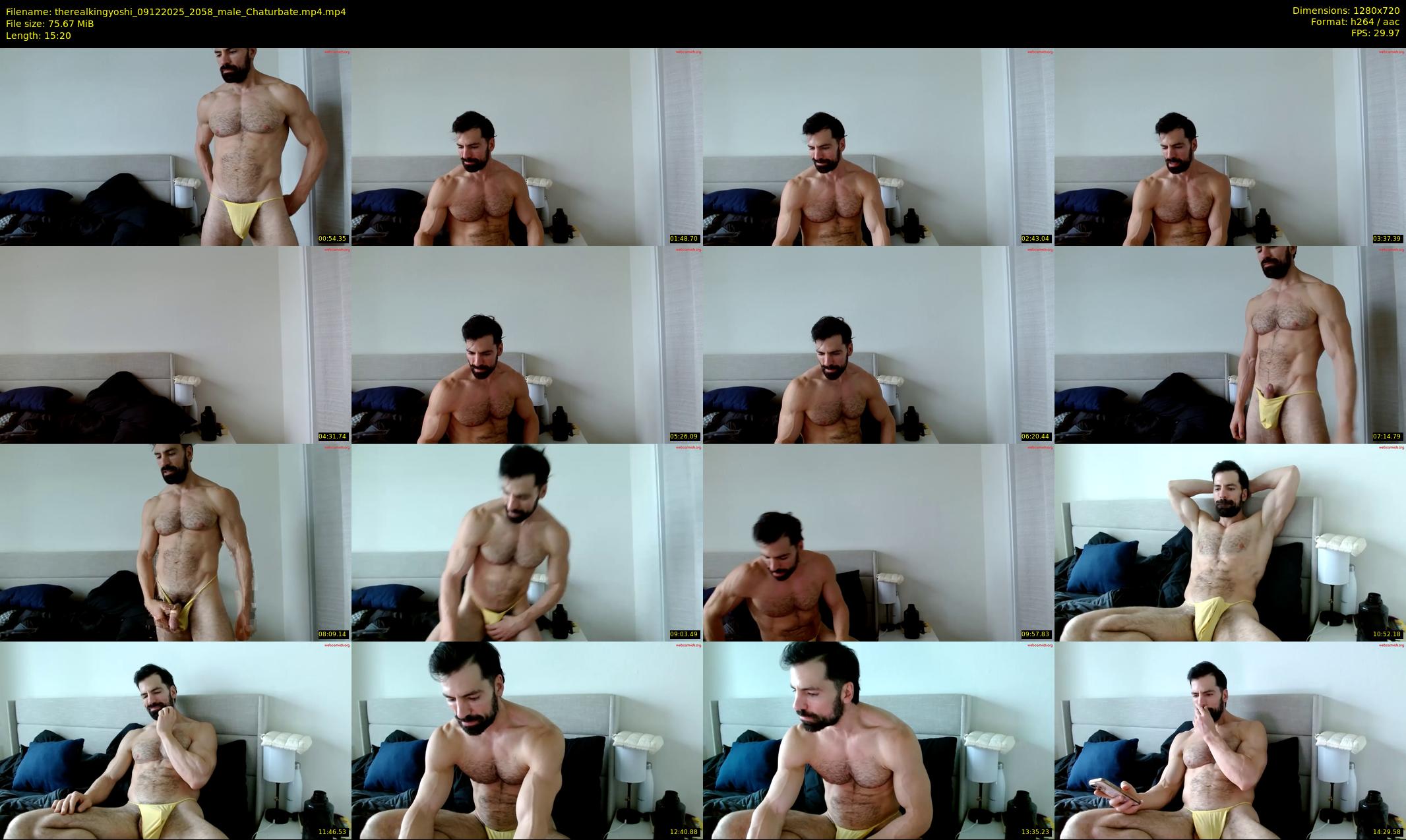therealkingyoshi — 16 minute Chaturbate male cam show recording, 720p, Dec 9, 2025