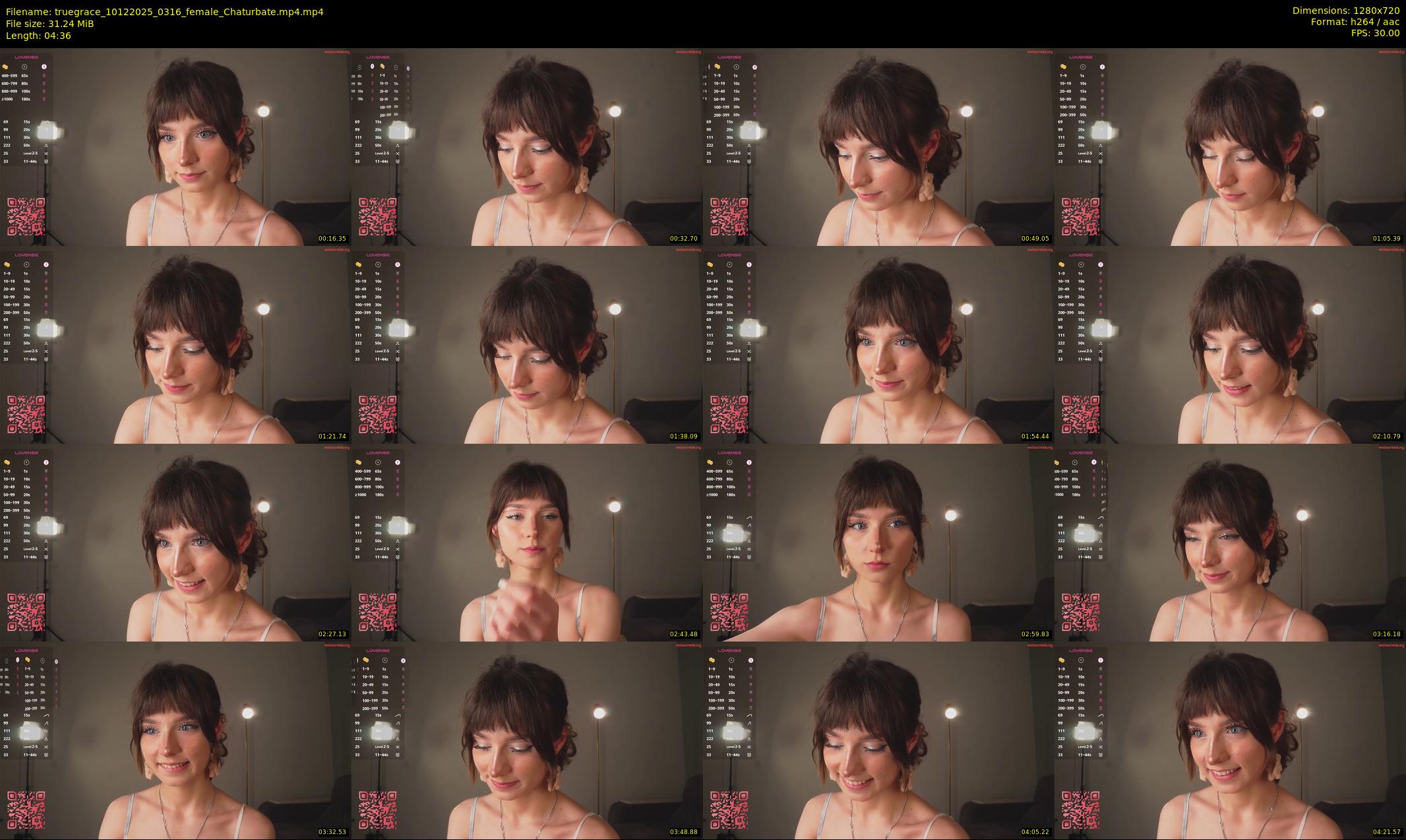 truegrace — 5 minute Chaturbate female cam show recording, 720p, Dec 10, 2025