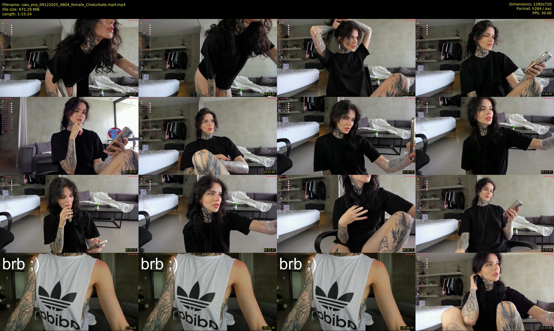 uwu_eva — 76 minute Chaturbate female cam show recording, 720p, Dec 9, 2025