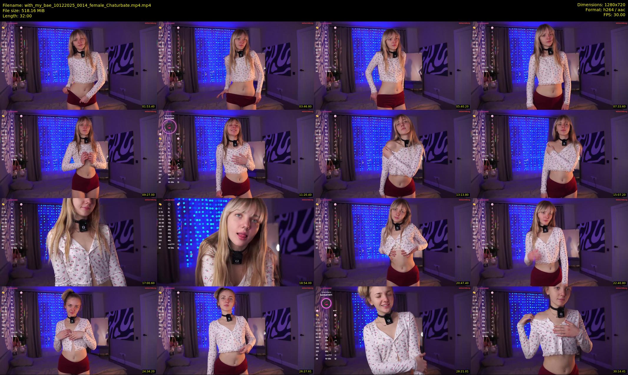 with_my_bae — 32 minute Chaturbate female cam show recording, 720p, Dec 10, 2025