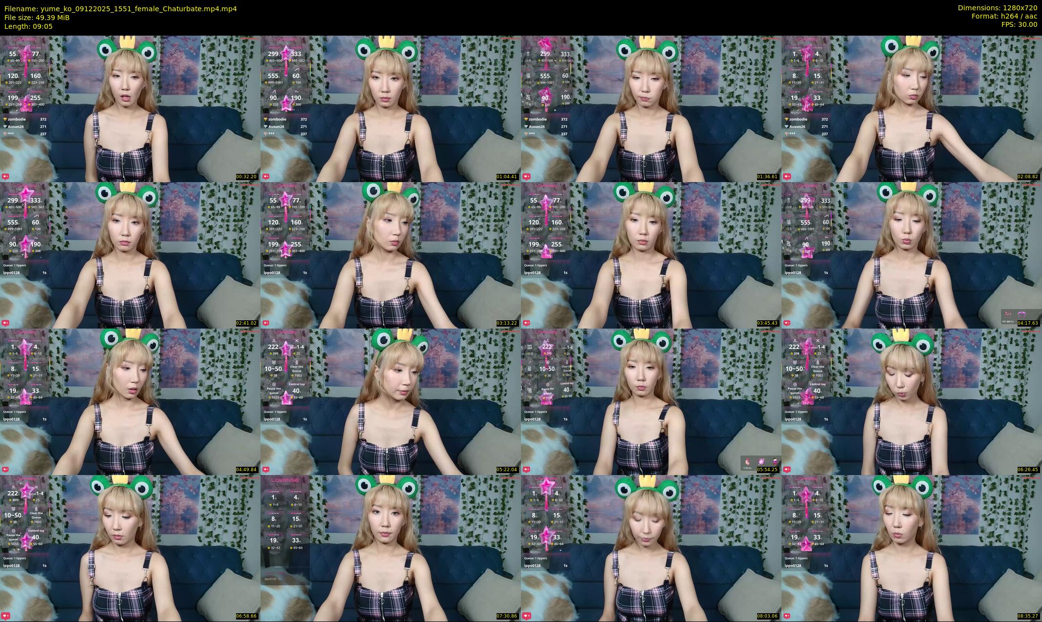 yume_ko — 10 minute Chaturbate female cam show recording, 720p, Dec 9, 2025