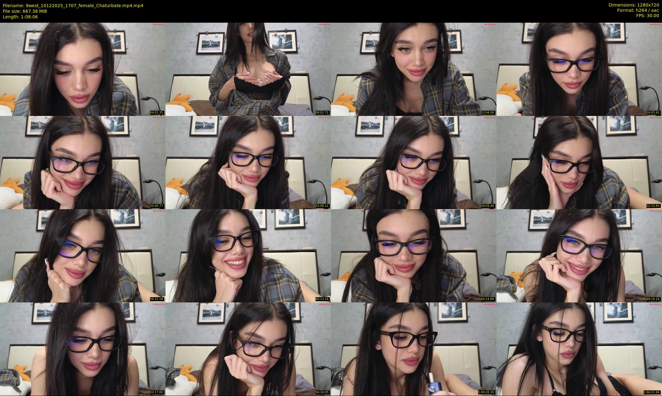 9west — 69 minute Chaturbate female cam show recording, 720p, Dec 10, 2025