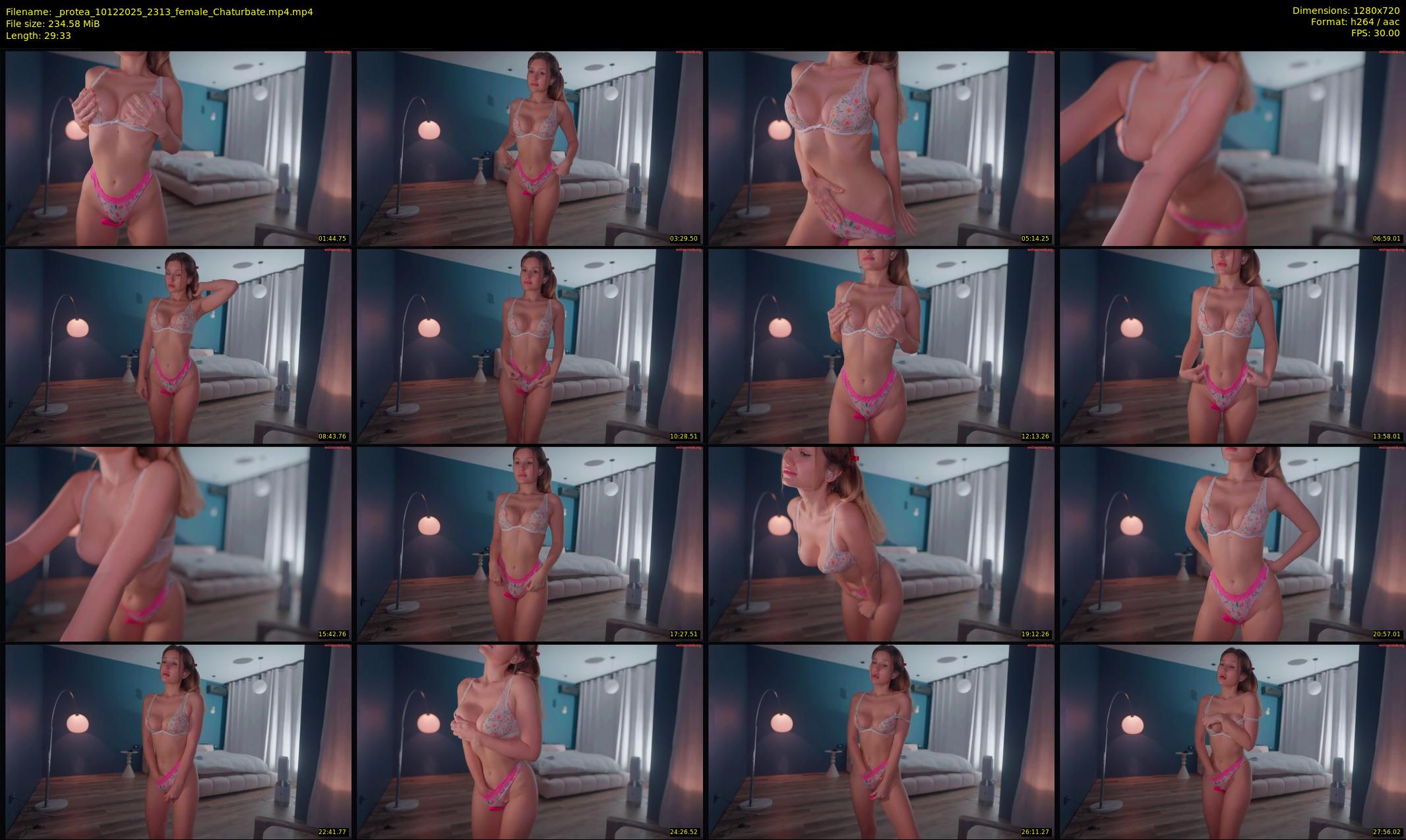 _protea — 30 minute Chaturbate female cam show recording, 720p, Dec 10, 2025