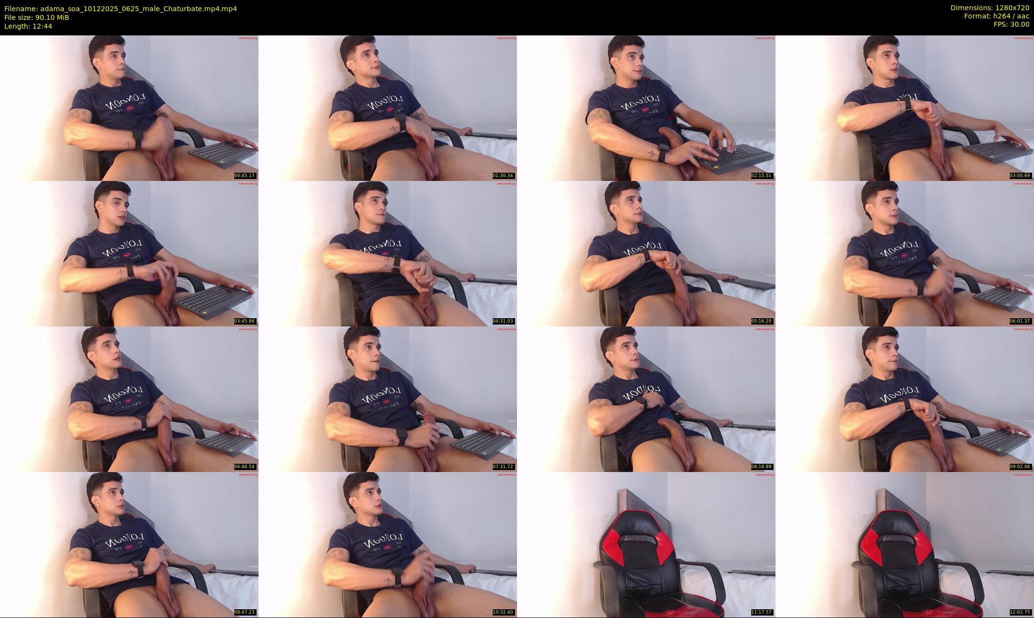 adama_soa — 13 minute Chaturbate male cam show recording, 720p, Dec 10, 2025