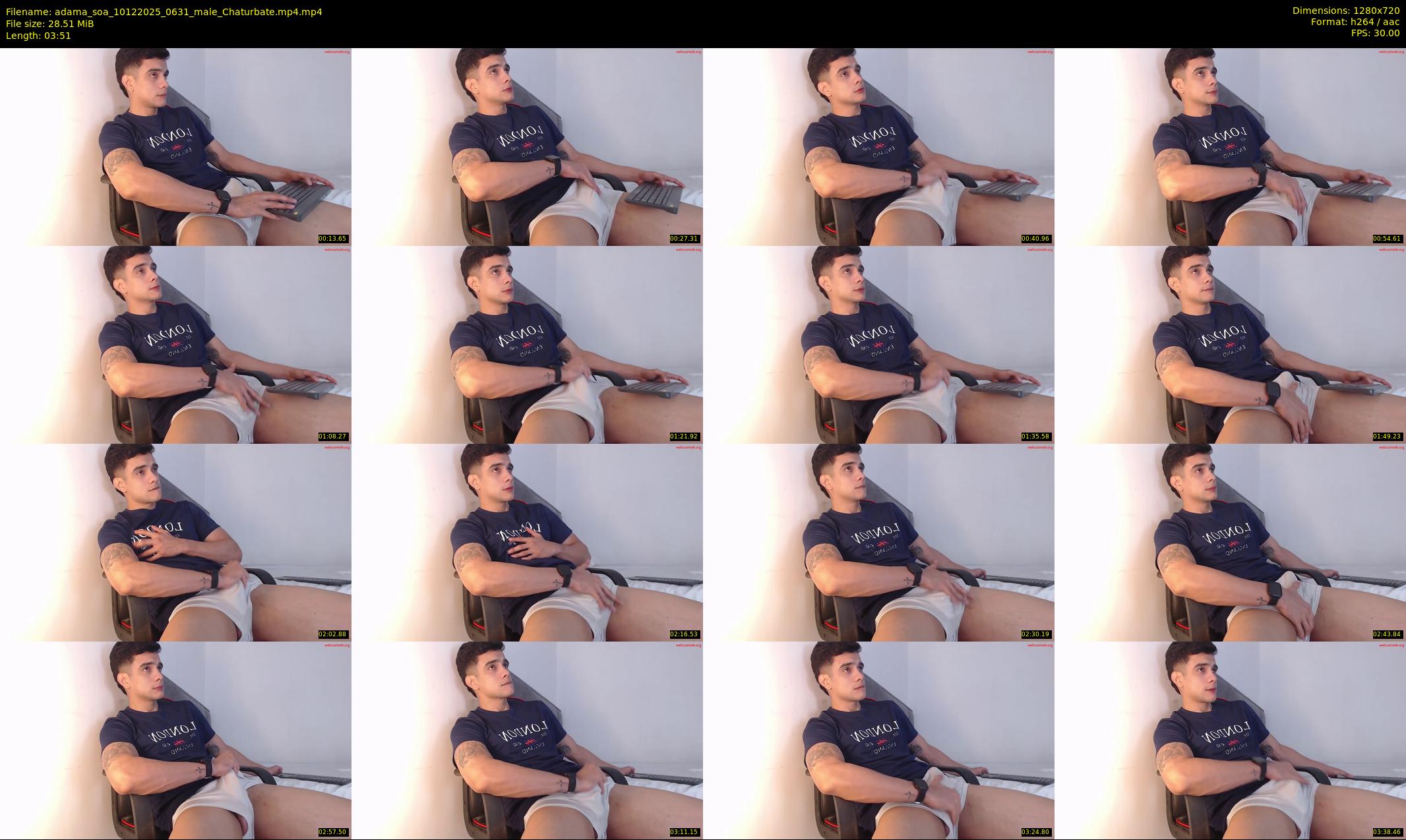 adama_soa — 4 minute Chaturbate male cam show recording, 720p, Dec 10, 2025