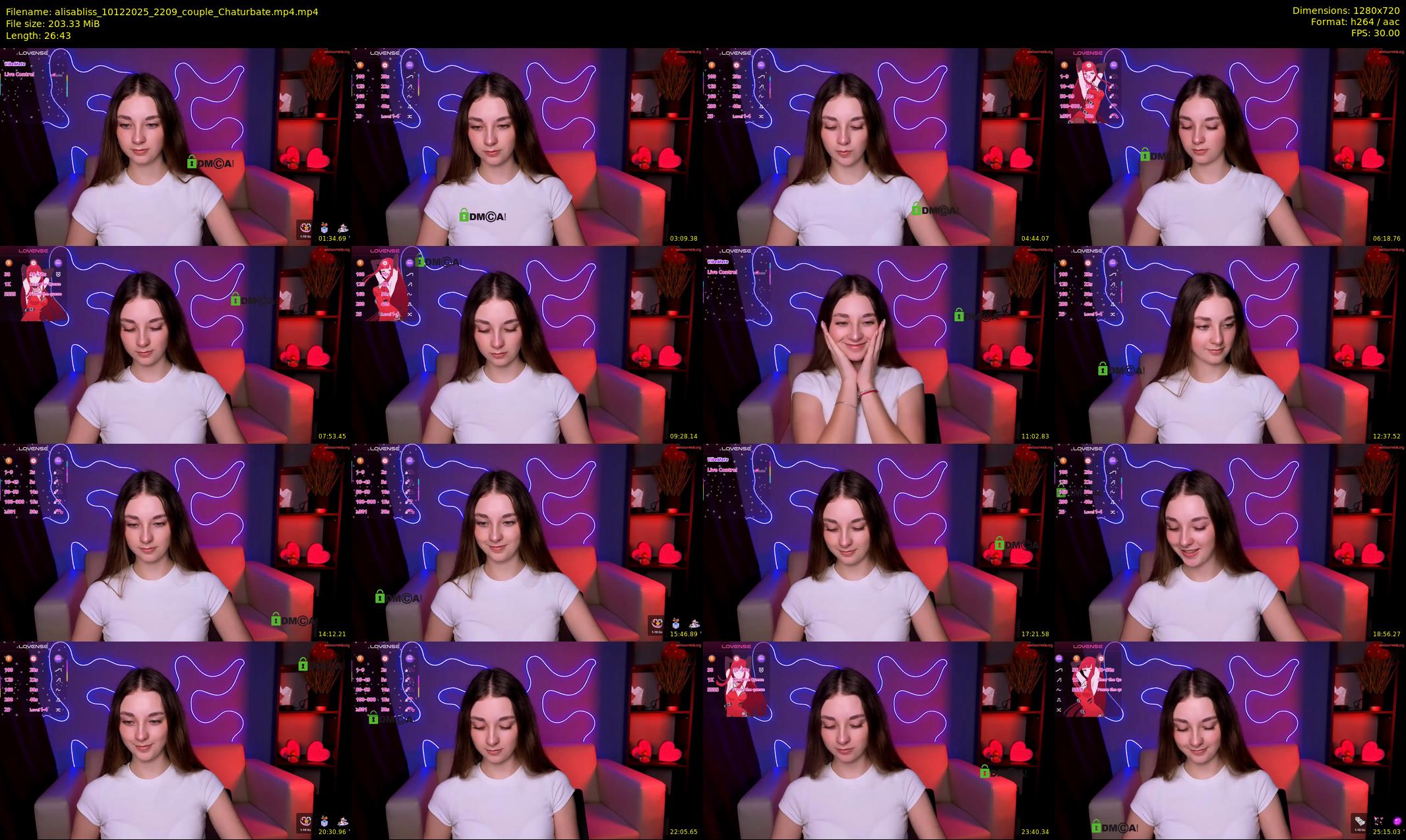 alisabliss — 27 minute Chaturbate female cam show recording, 720p, Dec 10, 2025