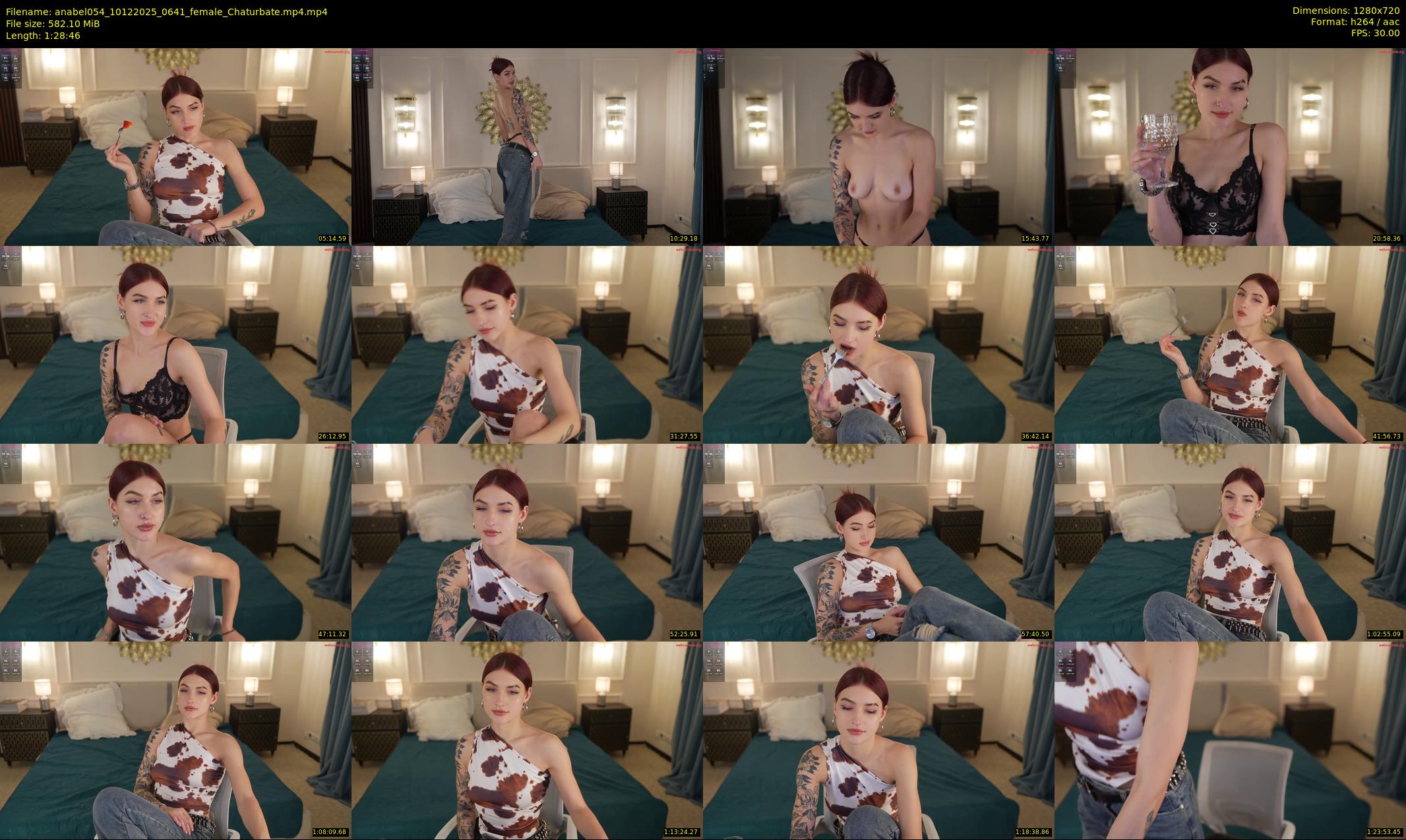 anabel054 — 89 minute Chaturbate female cam show recording, 720p, Dec 10, 2025