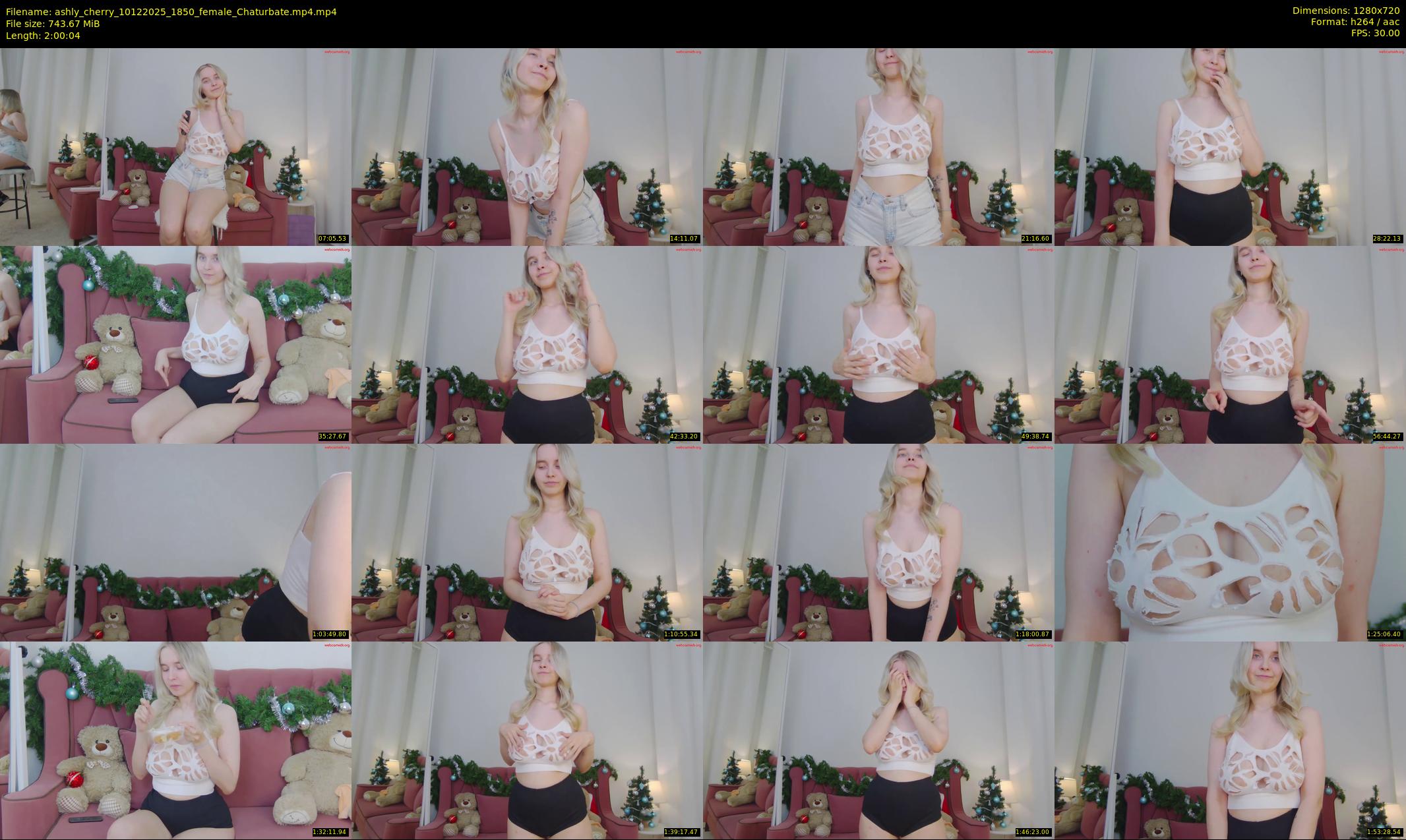 ashly_cherry — 121 minute Chaturbate female cam show recording, 720p, Dec 10, 2025