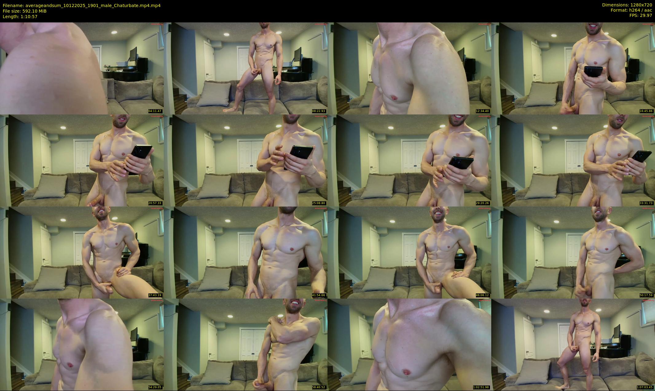 averageandsum — 71 minute Chaturbate male cam show recording, 720p, Dec 10, 2025