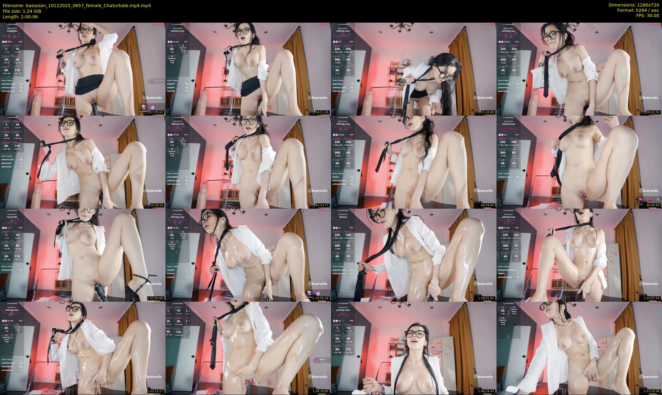 baeasian — 121 minute Chaturbate female cam show recording, 720p, Dec 10, 2025