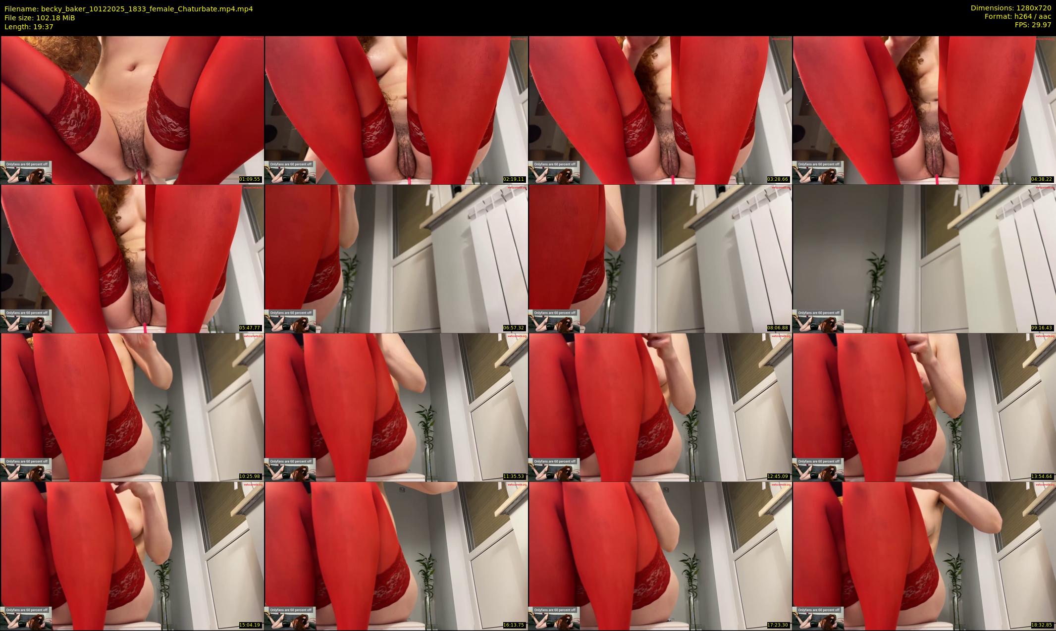 becky_baker — 20 minute Chaturbate female cam show recording, 720p, Dec 10, 2025