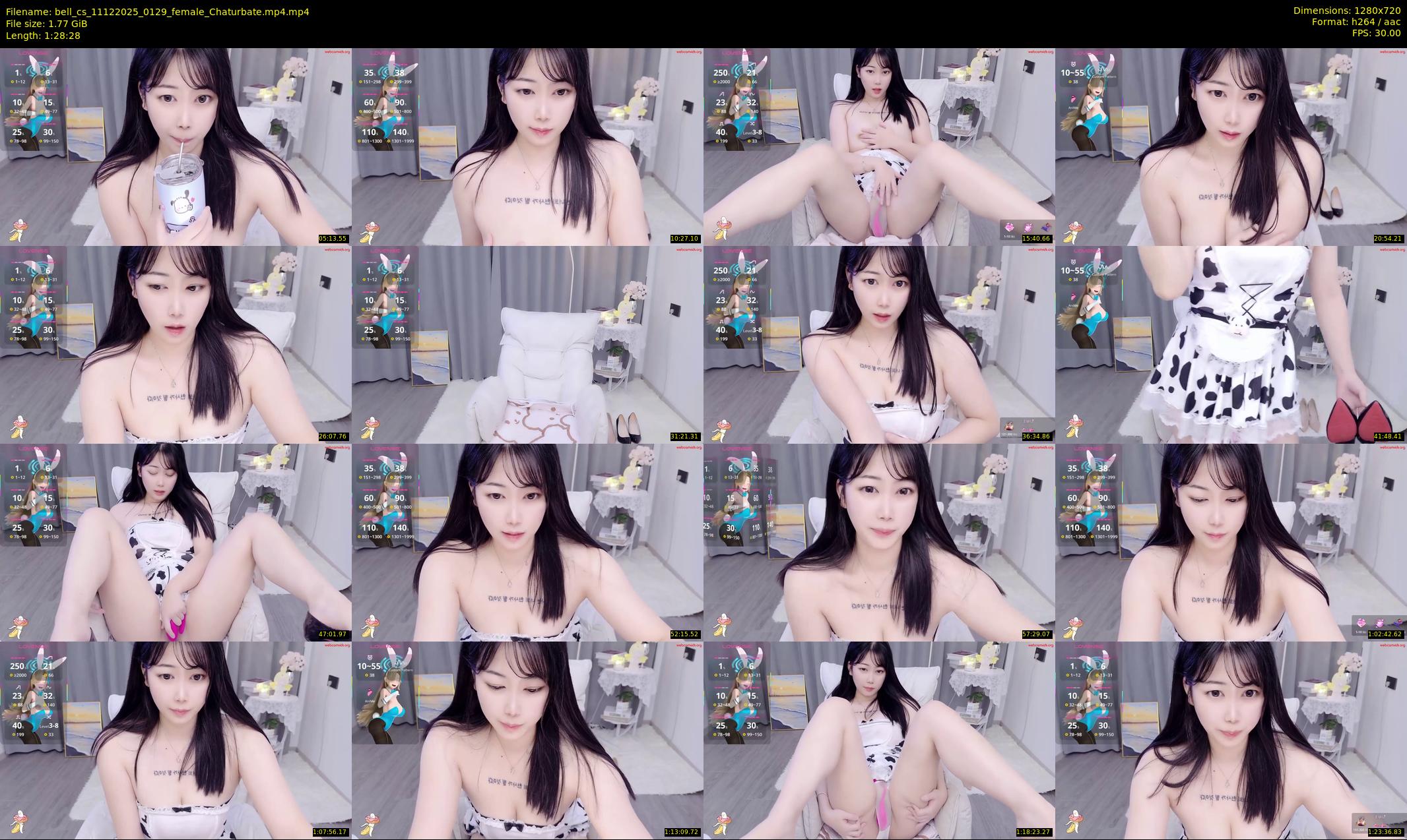 bell_cs — 89 minute Chaturbate female cam show recording, 720p, Dec 11, 2025