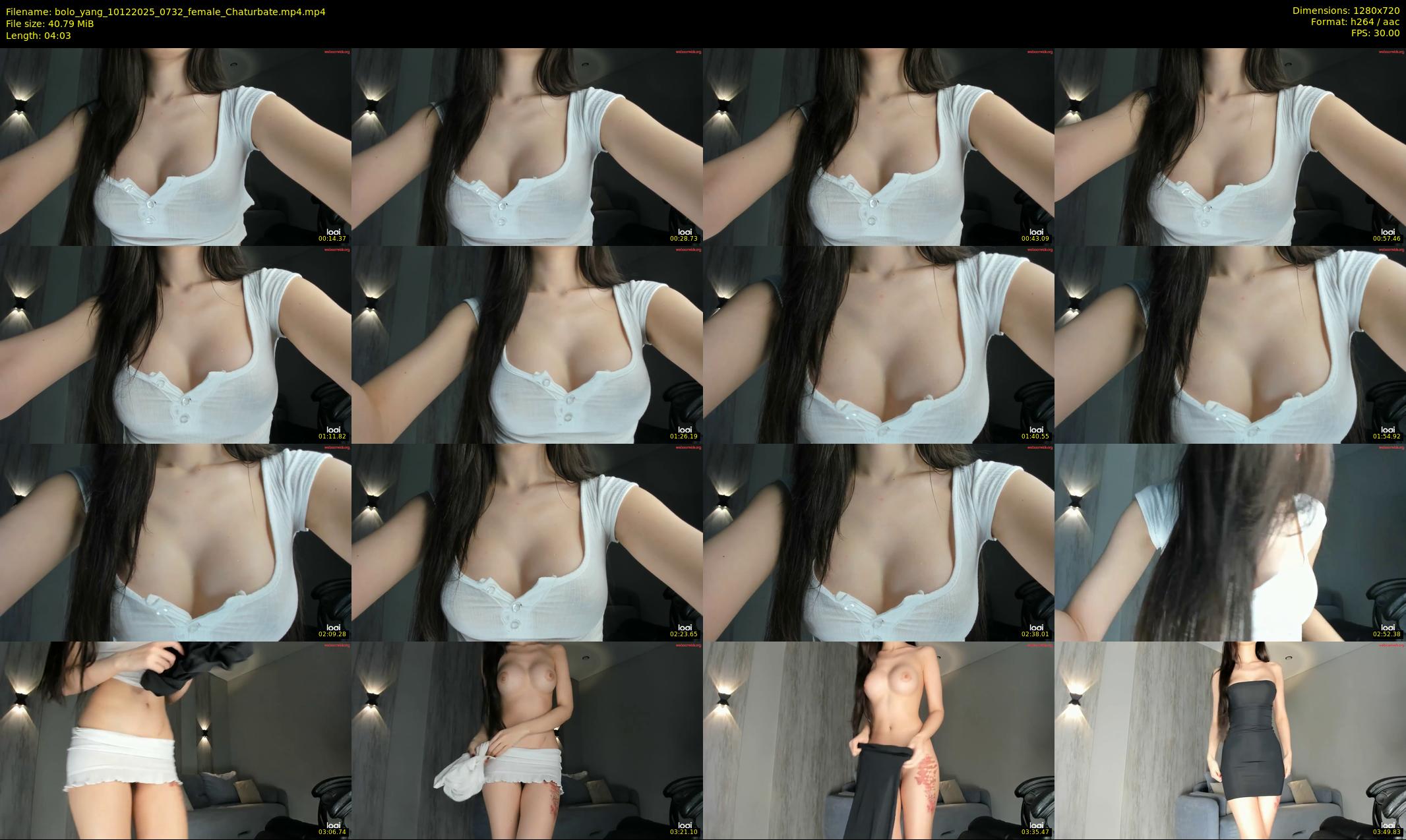 bolo_yang — 5 minute Chaturbate female cam show recording, 720p, Dec 10, 2025