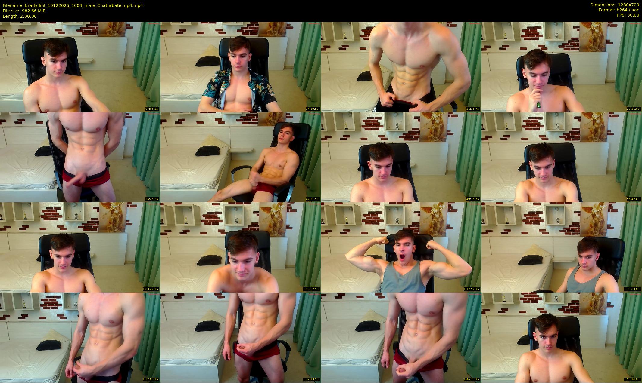 bradyflint — 120 minute Chaturbate male cam show recording, 720p, Dec 10, 2025
