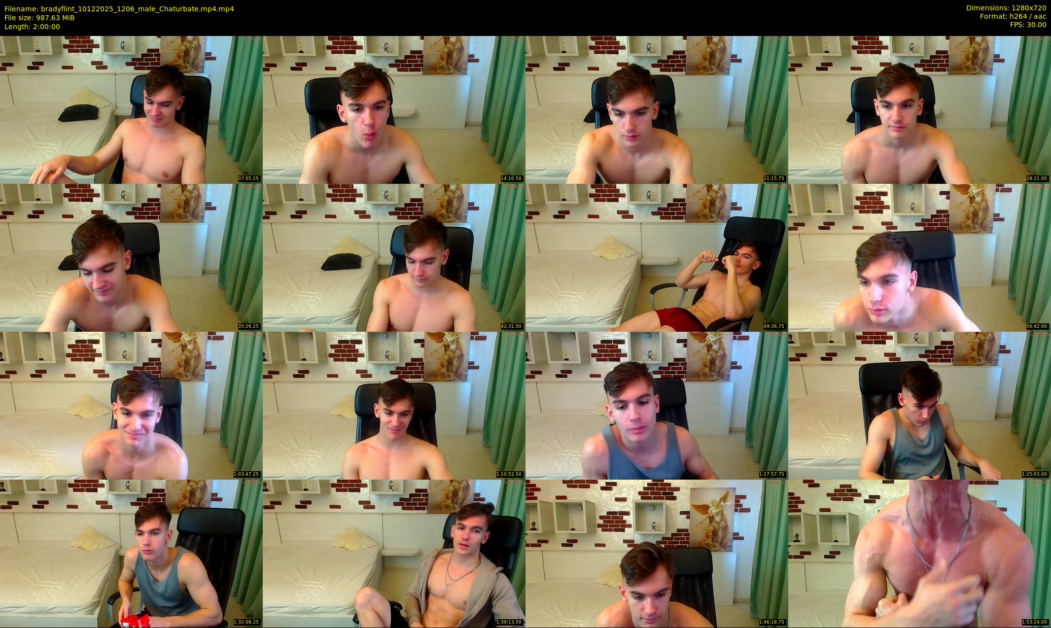 bradyflint — 120 minute Chaturbate male cam show recording, 720p, Dec 10, 2025