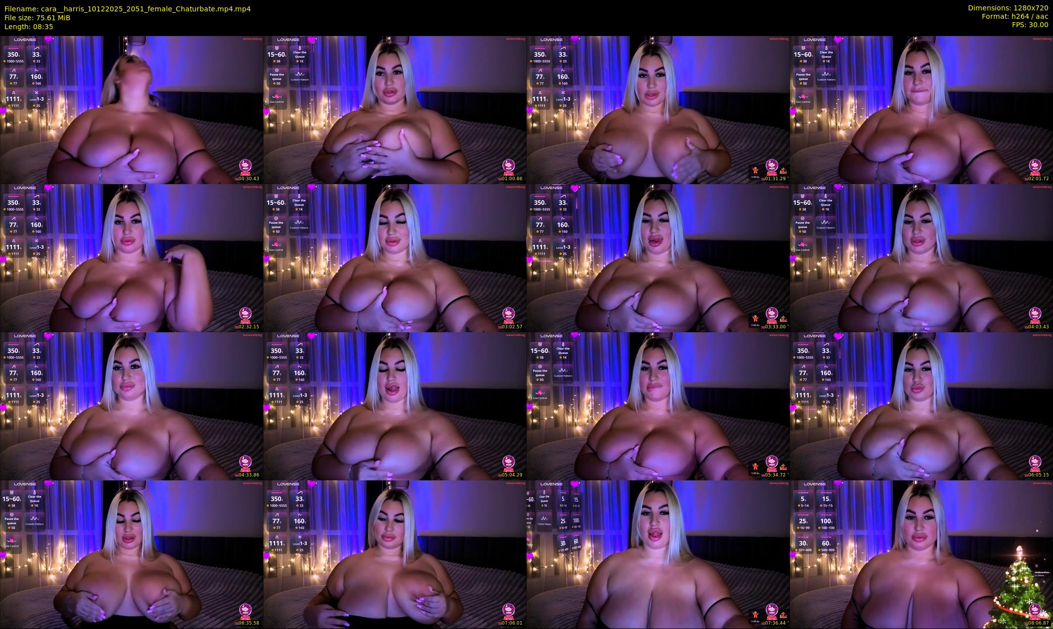 cara__harris — 9 minute Chaturbate female cam show recording, 720p, Dec 10, 2025