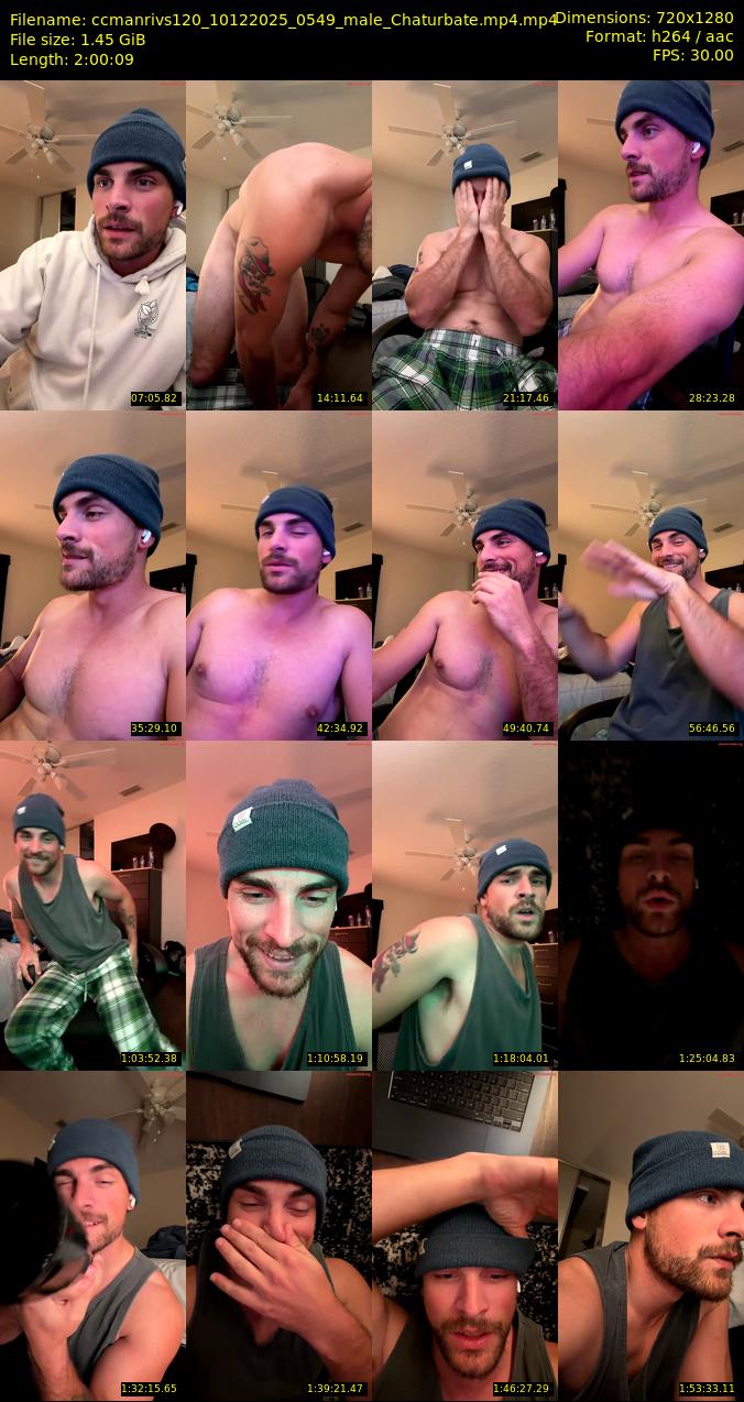 ccmanrivs120 — 121 minute Chaturbate male cam show recording, 1080p, Dec 10, 2025