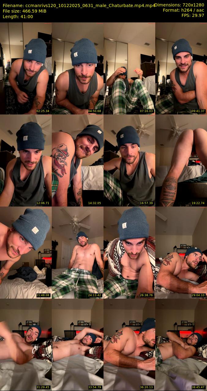 ccmanrivs120 — 41 minute Chaturbate male cam show recording, 1080p, Dec 10, 2025