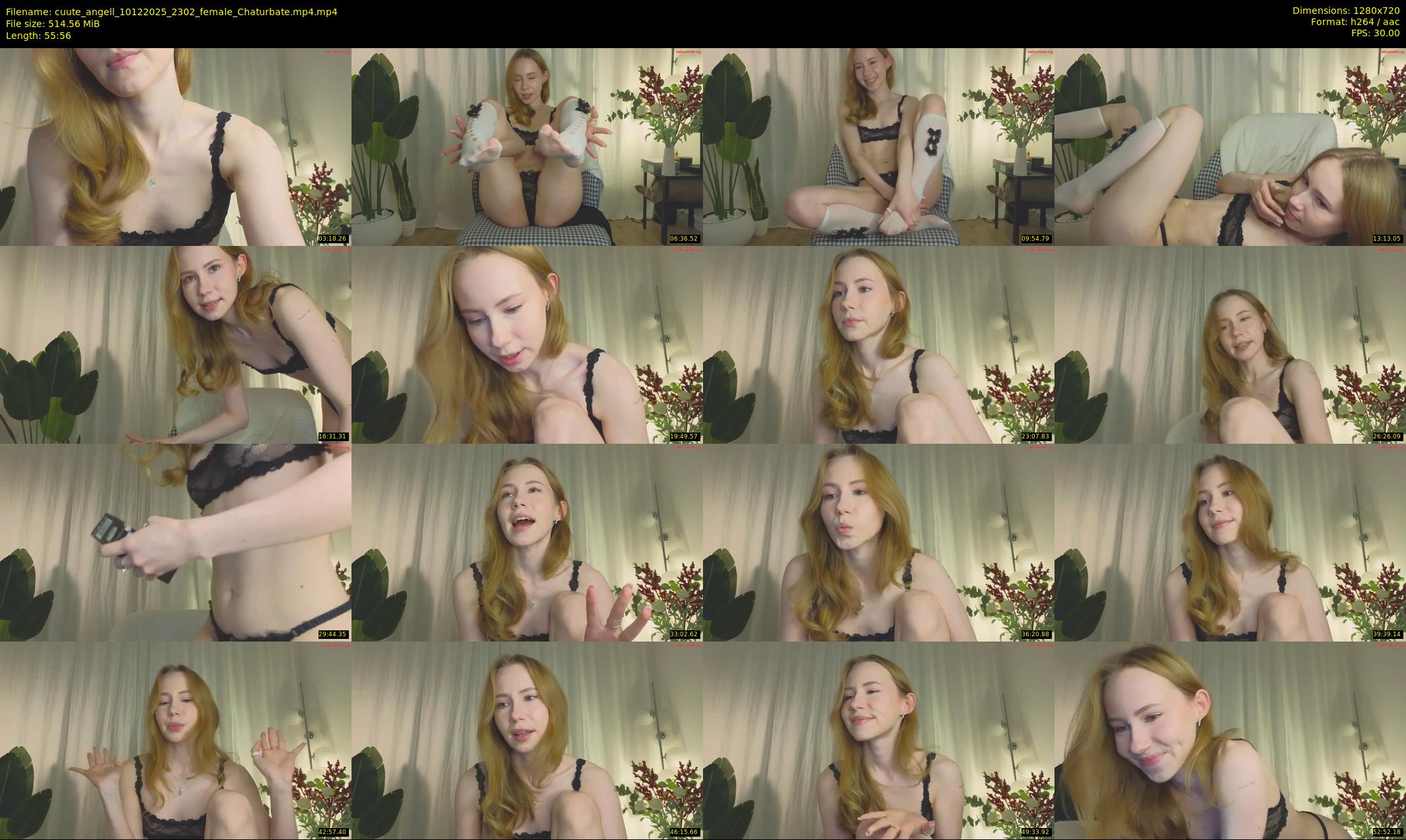 cuute_angell — 56 minute Chaturbate female cam show recording, 720p, Dec 10, 2025