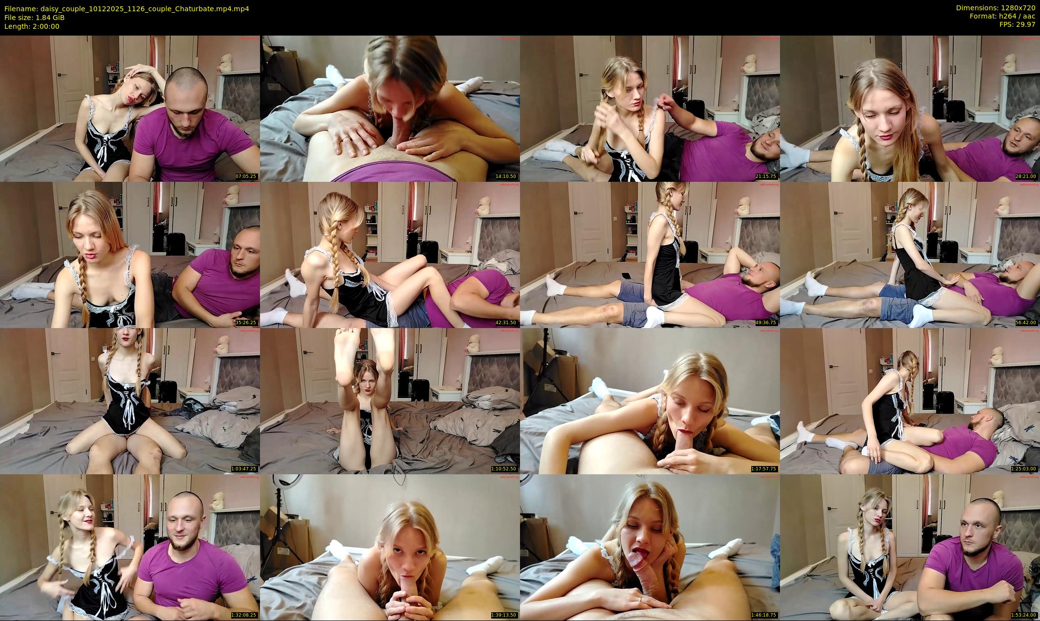 daisy_couple — 120 minute Chaturbate couple cam show recording, 720p, Dec 10, 2025