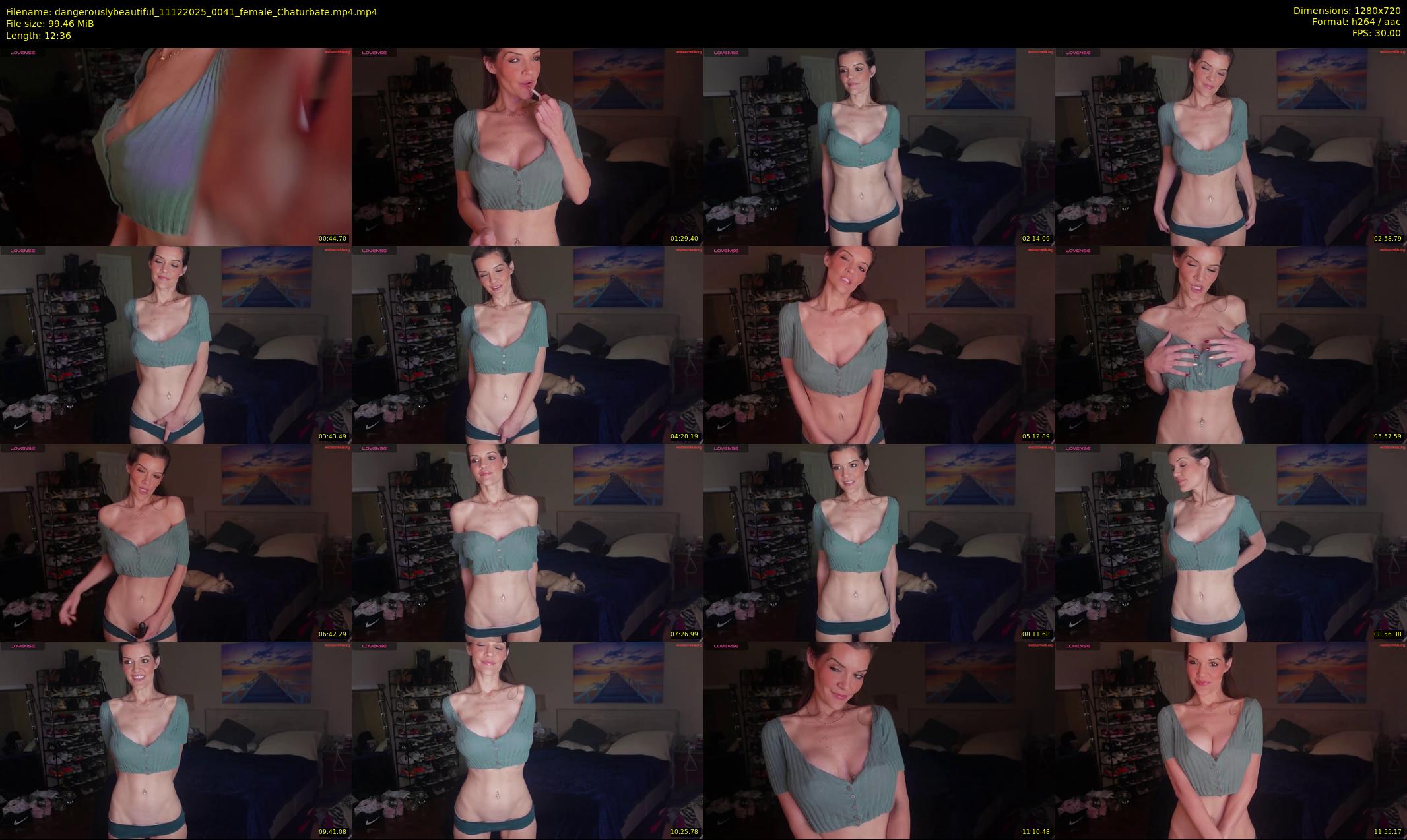 dangerouslybeautiful — 13 minute Chaturbate female cam show recording, 720p, Dec 11, 2025