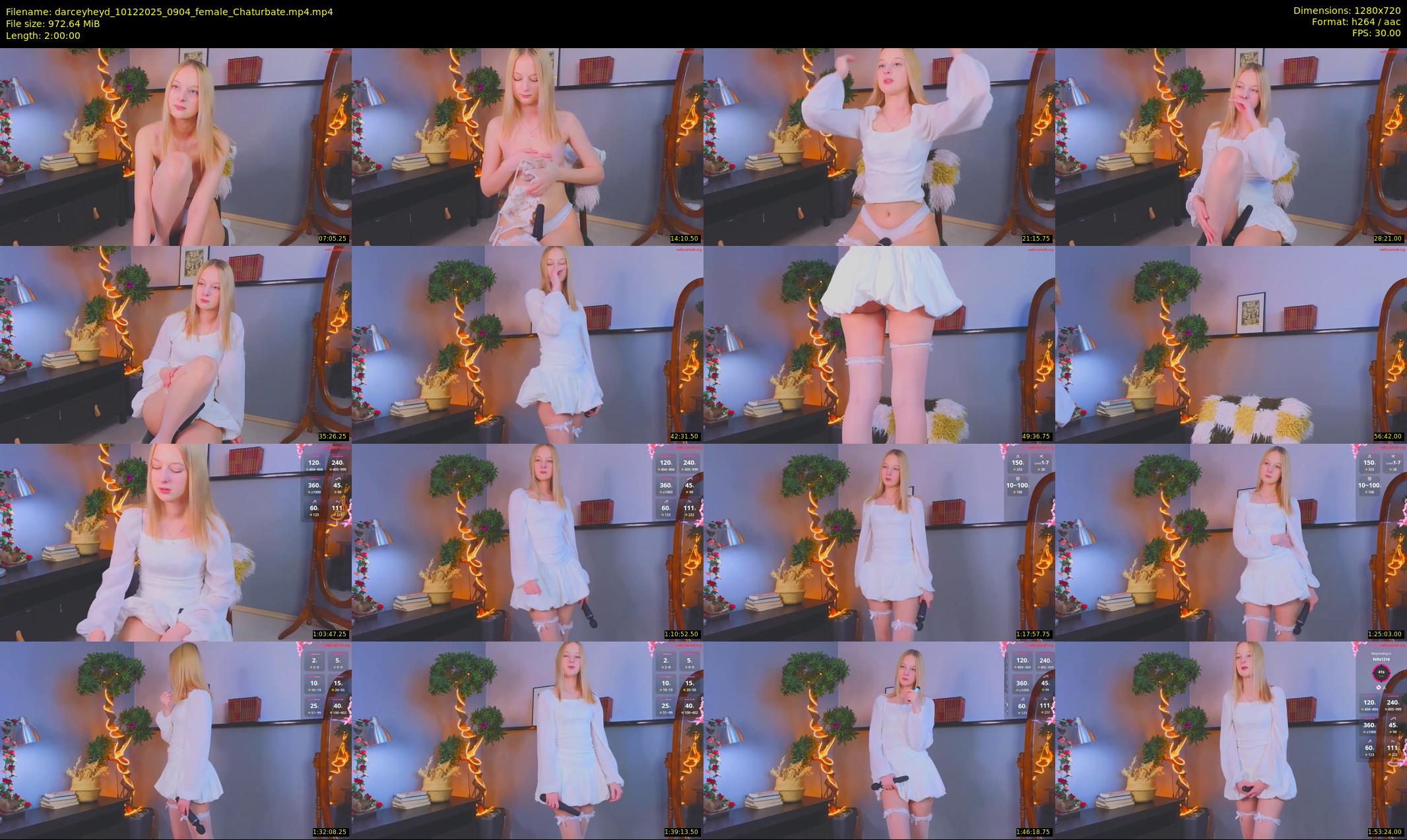 darceyheyd — 120 minute Chaturbate female cam show recording, 720p, Dec 10, 2025