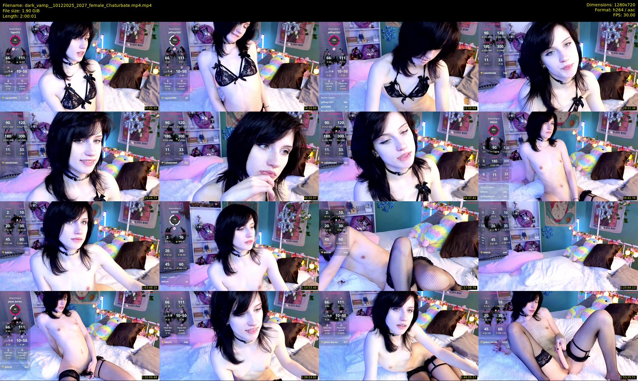 dark_vamp_ — 121 minute Chaturbate female cam show recording, 720p, Dec 10, 2025