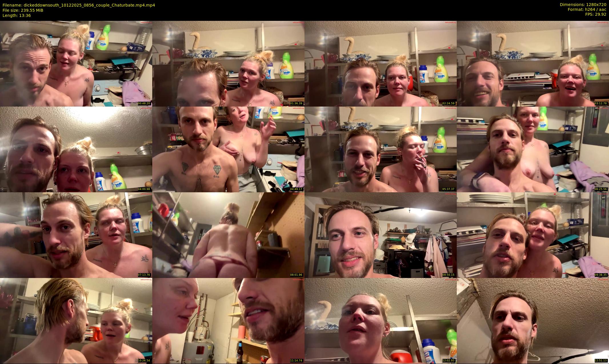 dickeddownsouth — 14 minute Chaturbate couple cam show recording, 720p, Dec 10, 2025