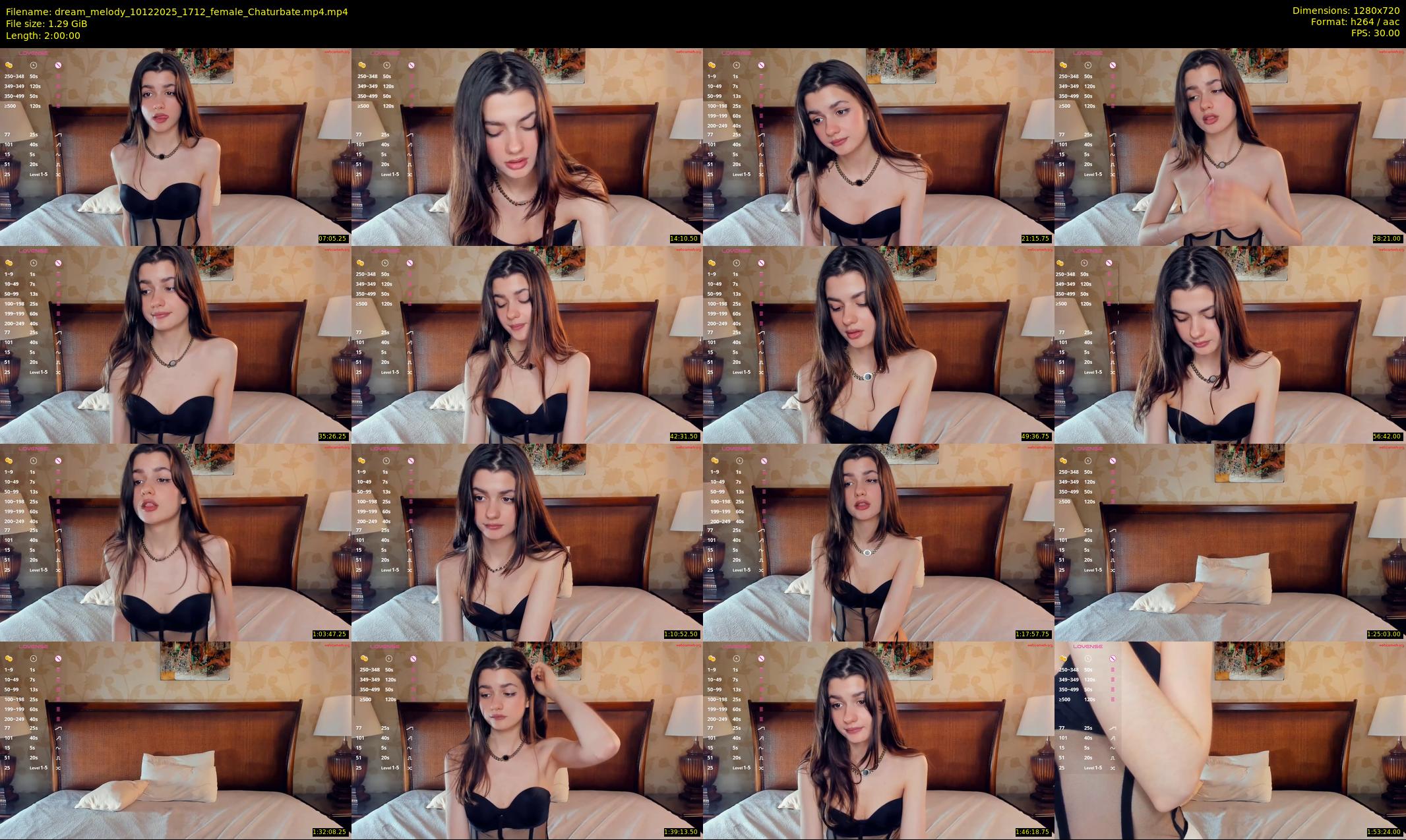 dream_melody — 120 minute Chaturbate female cam show recording, 720p, Dec 10, 2025