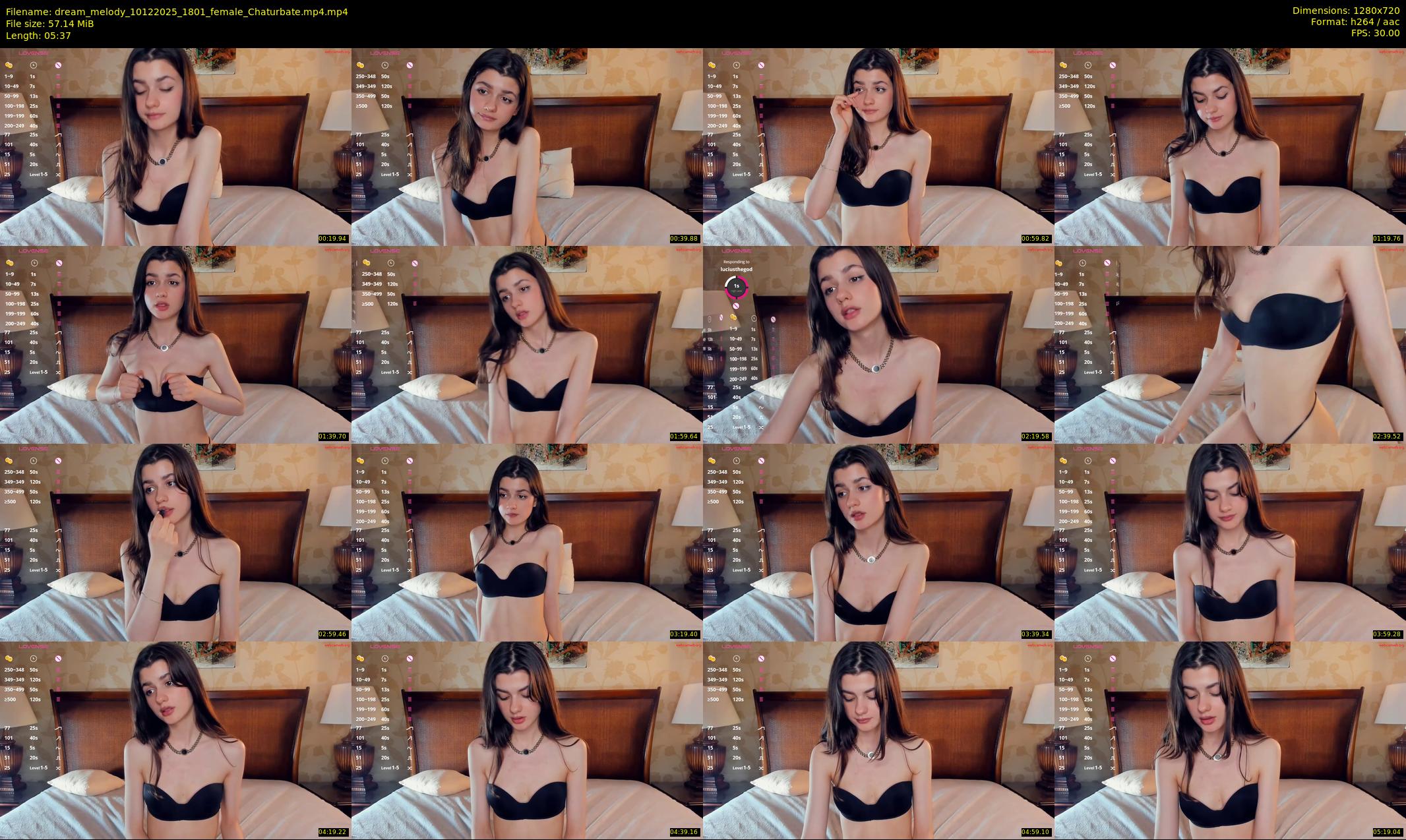 dream_melody — 6 minute Chaturbate female cam show recording, 720p, Dec 10, 2025