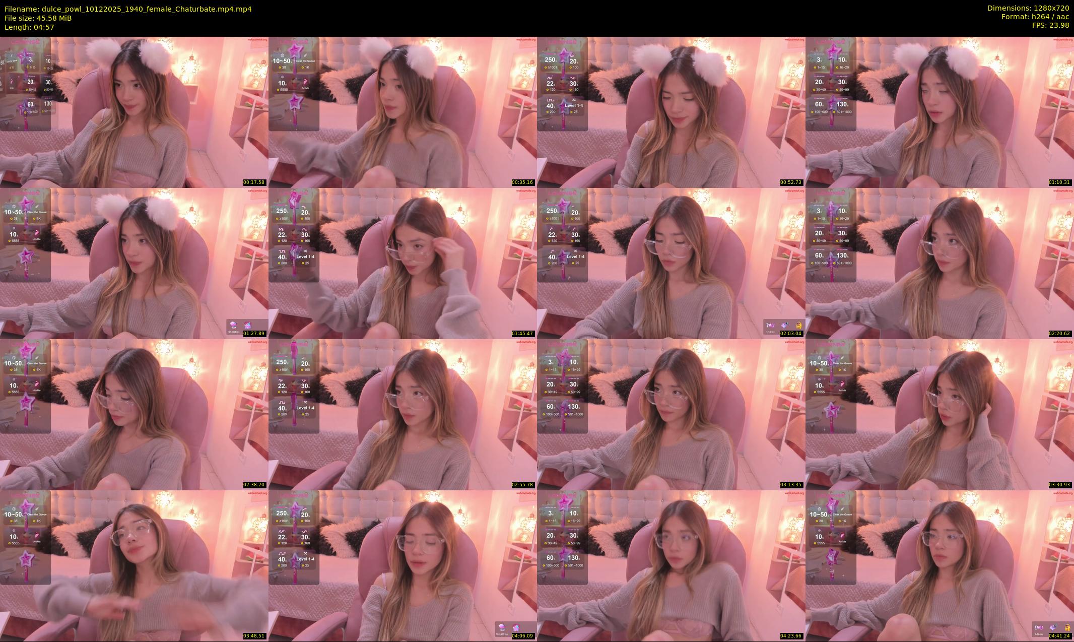 dulce_powl — 5 minute Chaturbate female cam show recording, 720p, Dec 10, 2025