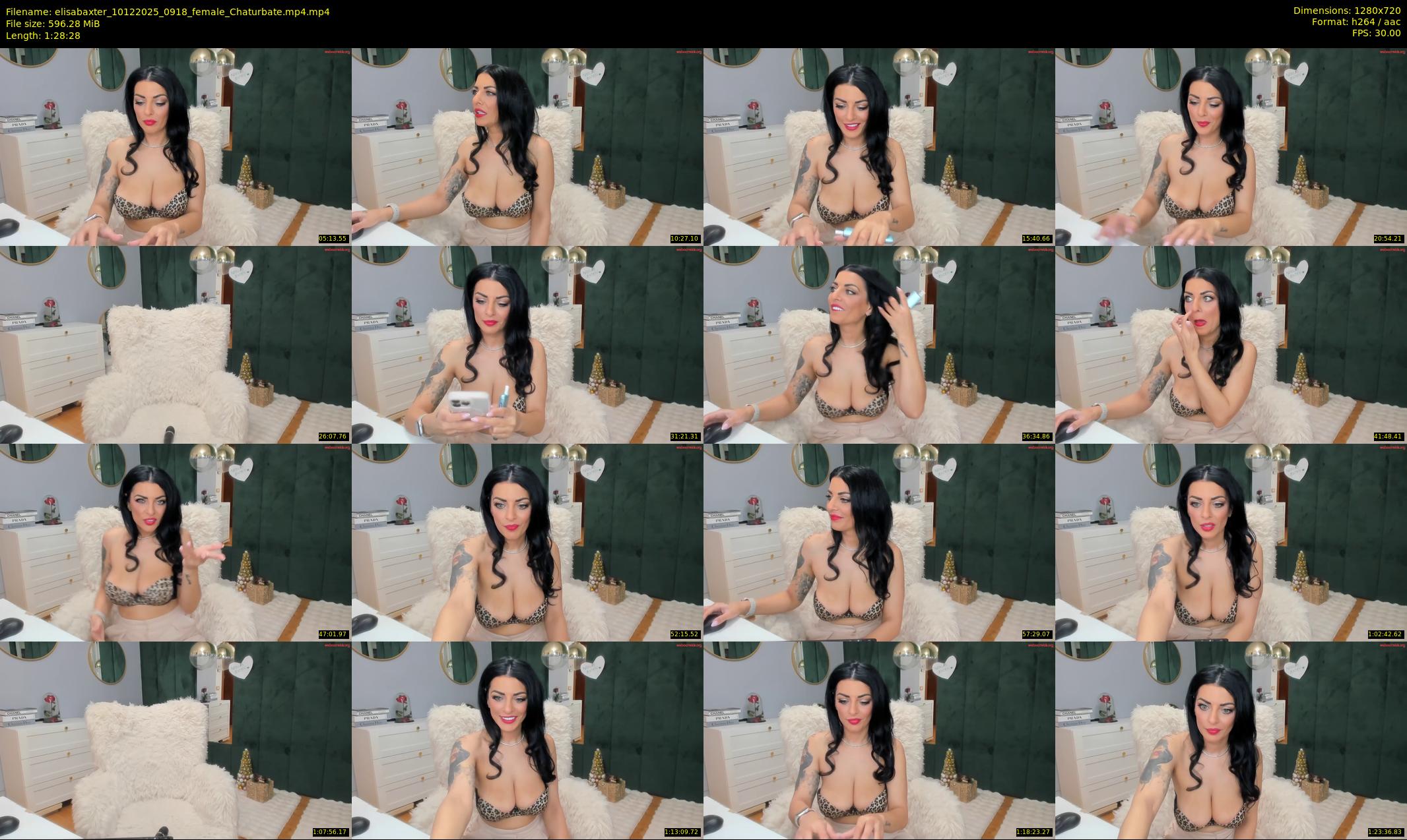 elisabaxter — 89 minute Chaturbate female cam show recording, 720p, Dec 10, 2025