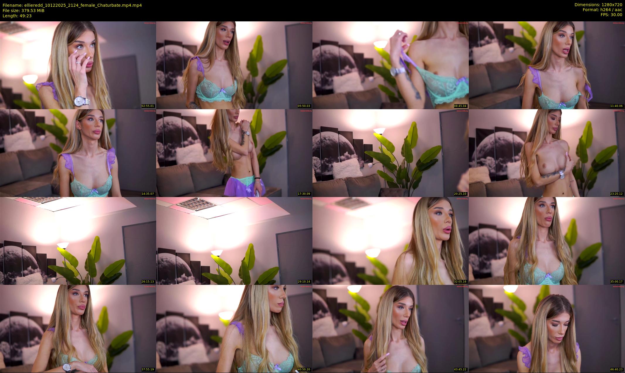 ellieredd — 50 minute Chaturbate female cam show recording, 720p, Dec 10, 2025