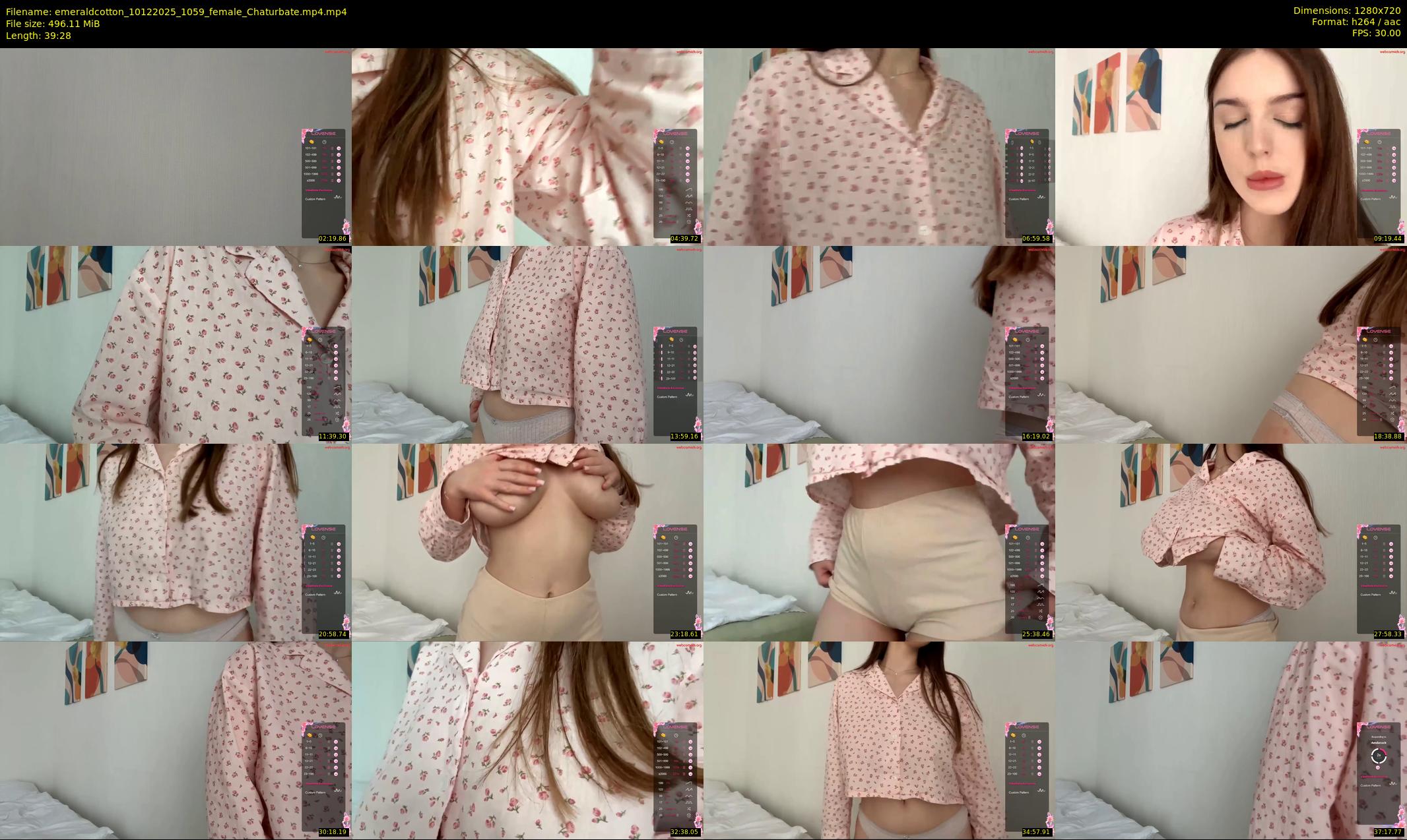 emeraldcotton — 40 minute Chaturbate female cam show recording, 720p, Dec 10, 2025