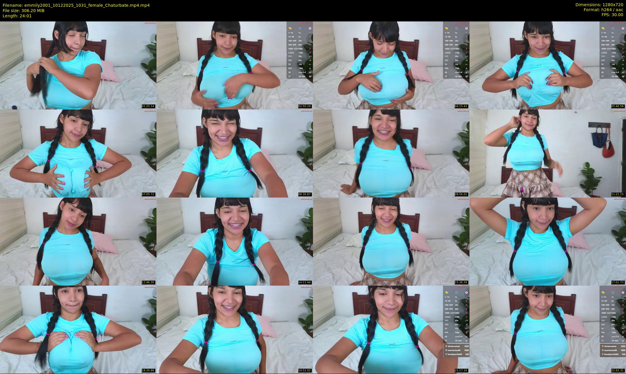 emmily2001 — 25 minute Chaturbate female cam show recording, 720p, Dec 10, 2025