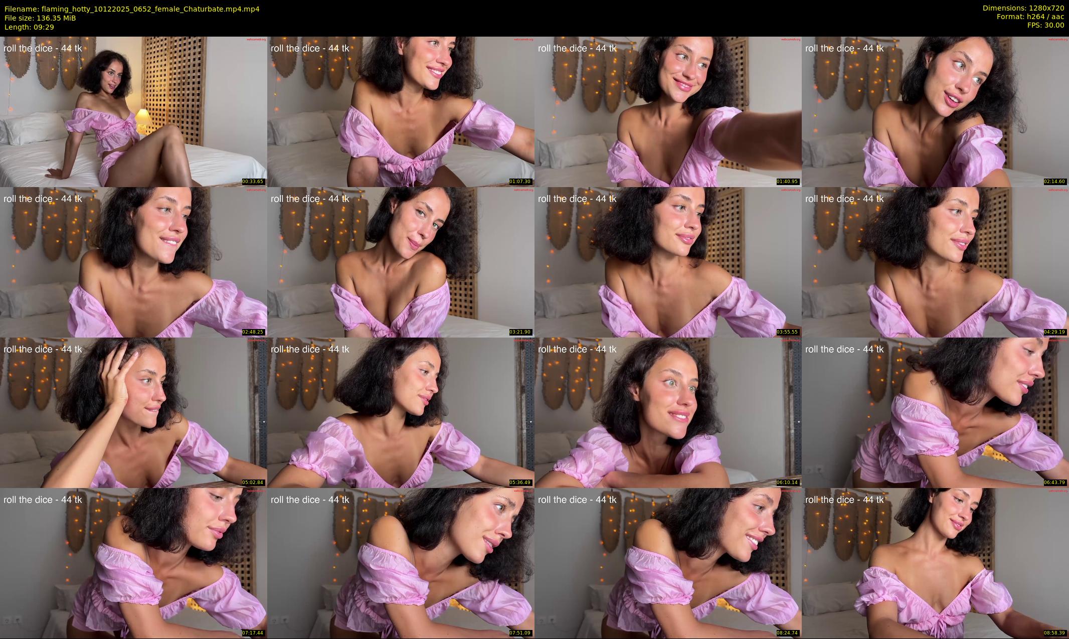 flaming_hotty — 10 minute Chaturbate female cam show recording, 720p, Dec 10, 2025