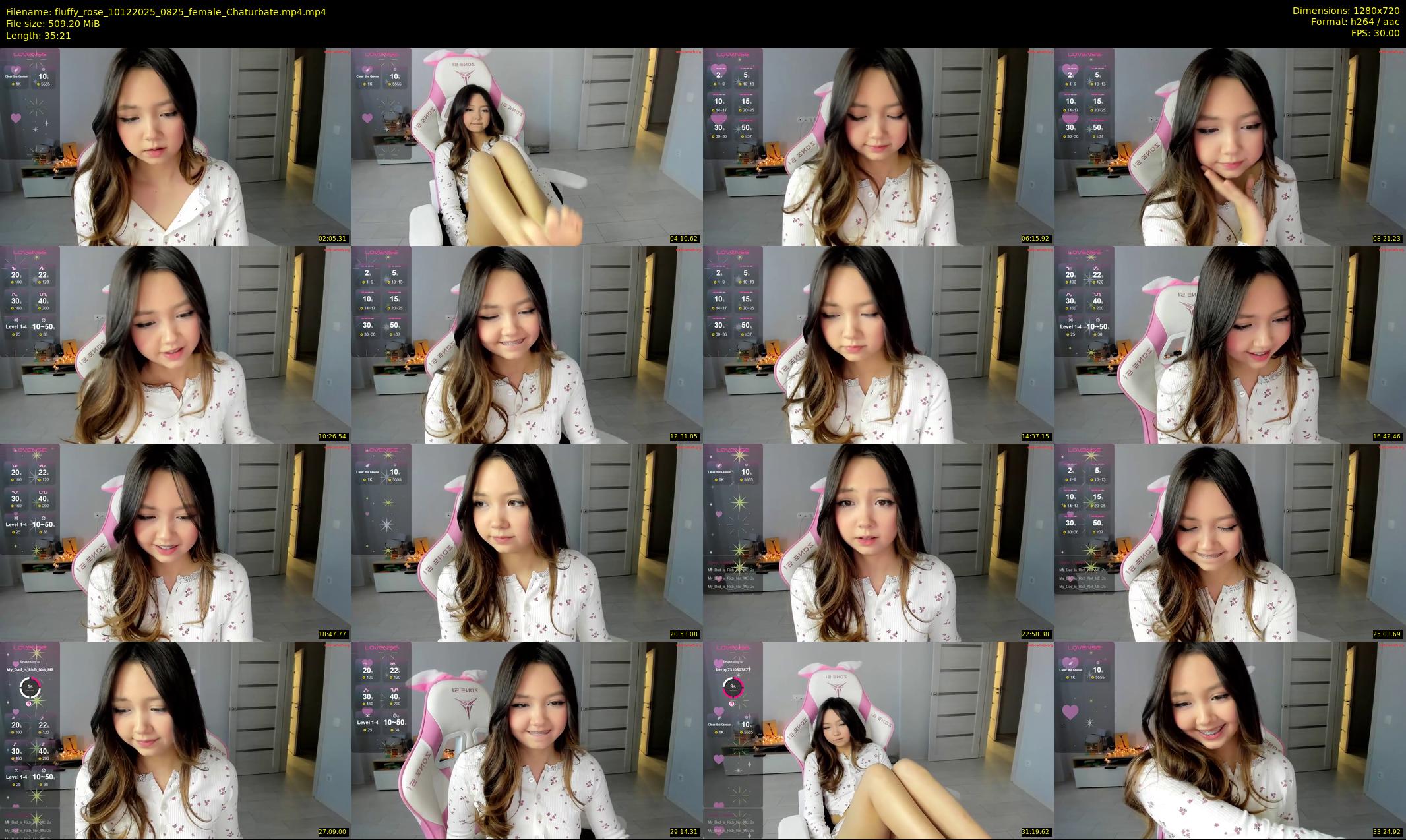 fluffy_rose — 36 minute Chaturbate female cam show recording, 720p, Dec 10, 2025
