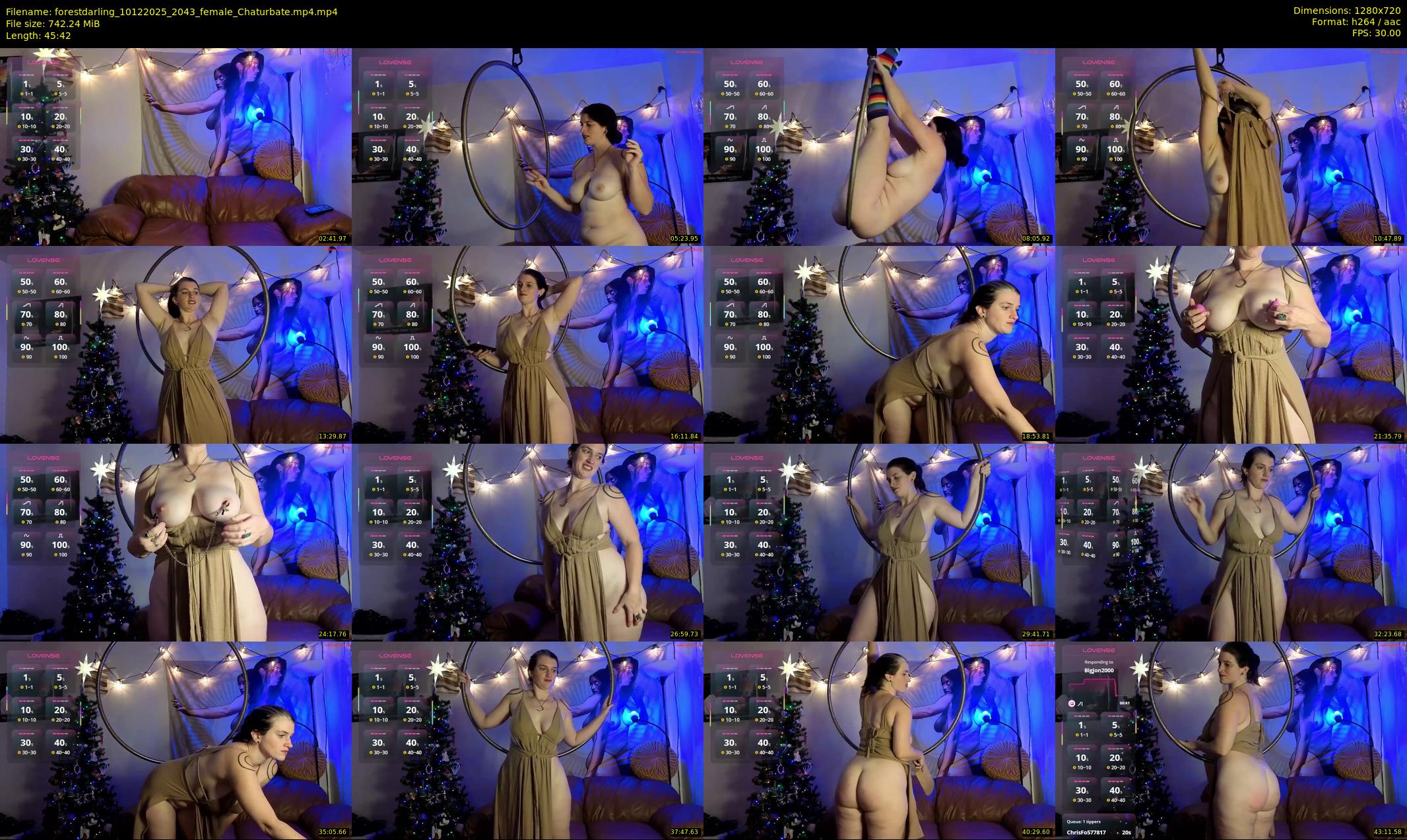 forestdarling — 46 minute Chaturbate female cam show recording, 720p, Dec 10, 2025