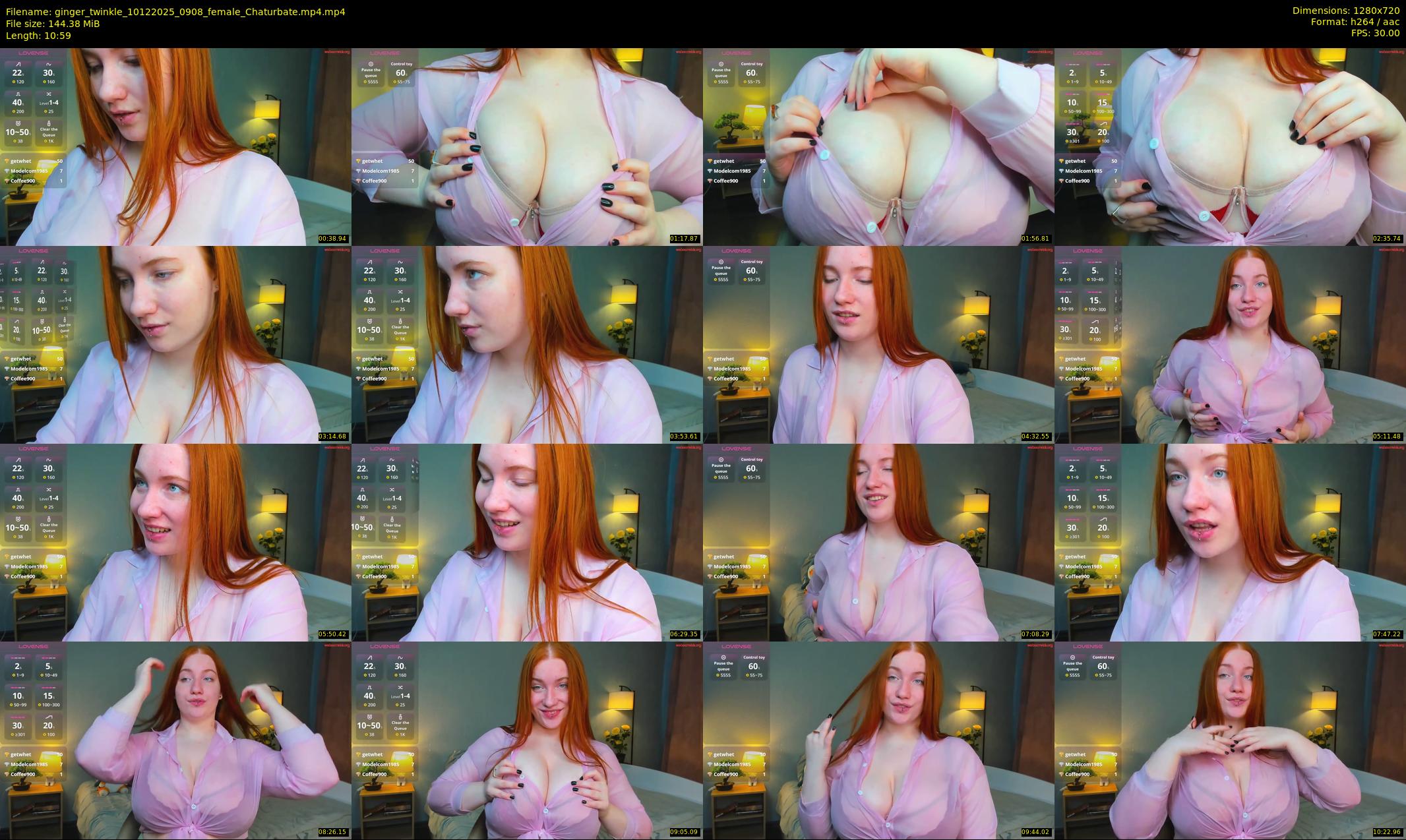 ginger_twinkle — 11 minute Chaturbate female cam show recording, 720p, Dec 10, 2025
