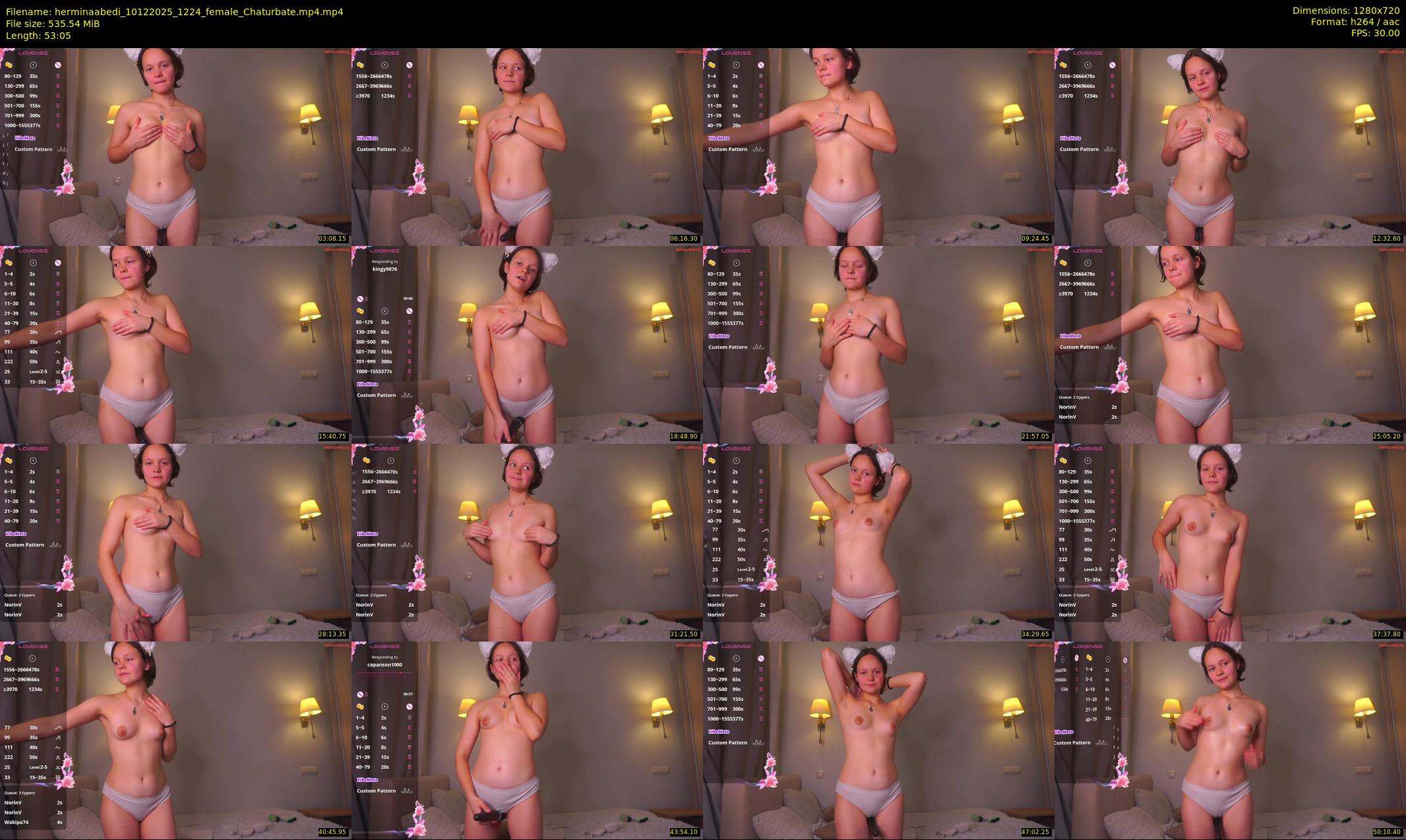 herminaabedi — 54 minute Chaturbate female cam show recording, 720p, Dec 10, 2025