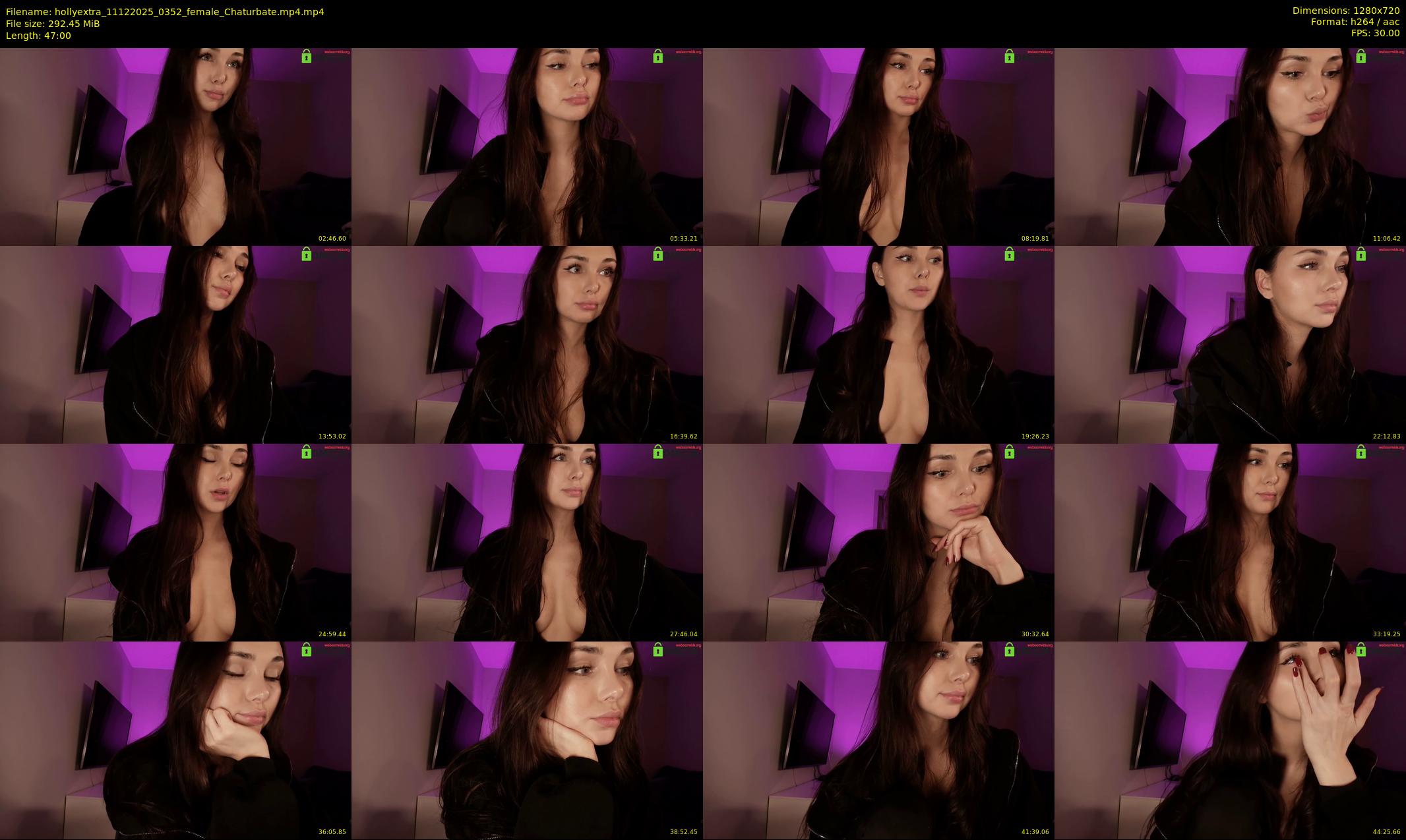 hollyextra — 47 minute Chaturbate female cam show recording, 720p, Dec 11, 2025