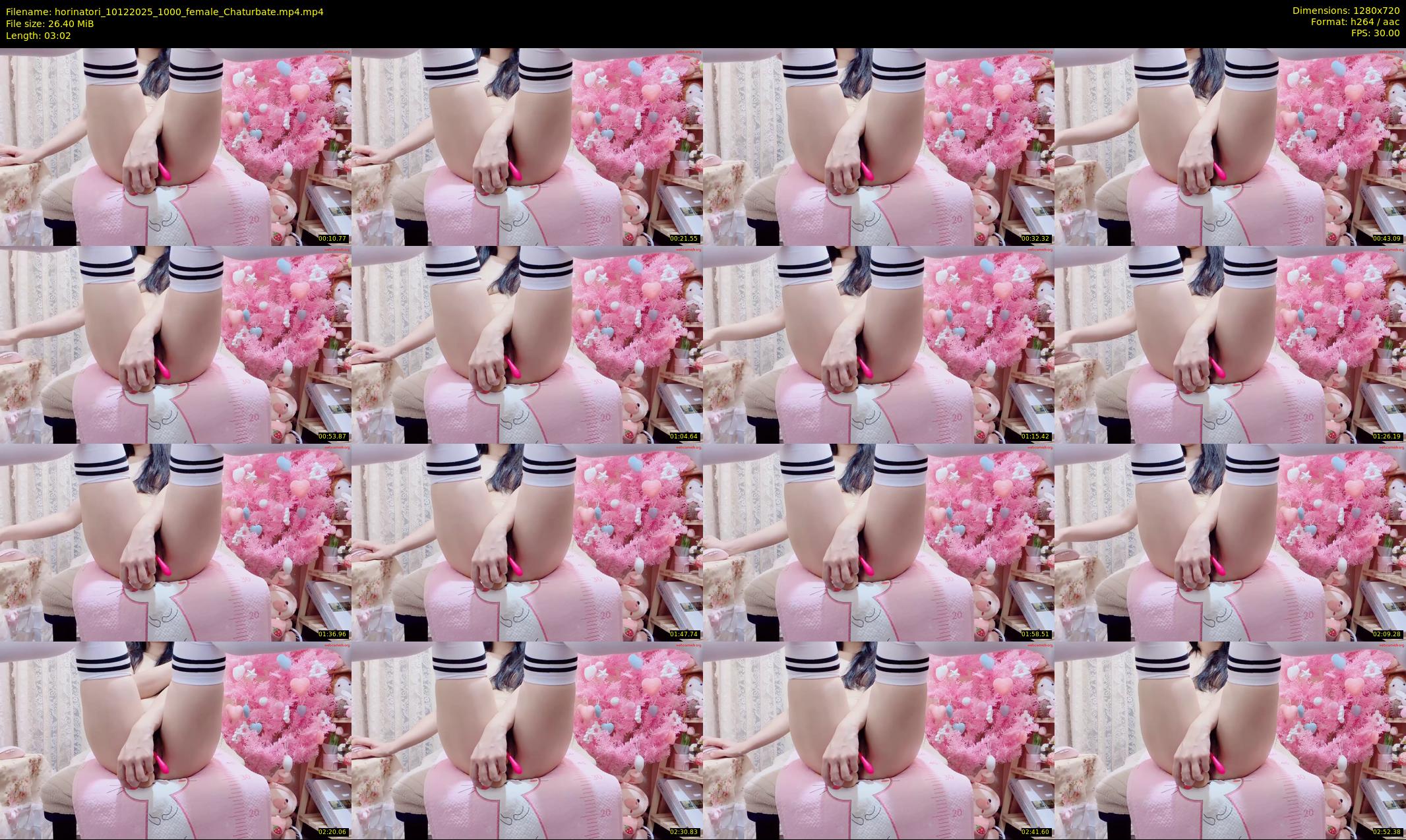 horinatori — 4 minute Chaturbate female cam show recording, 720p, Dec 10, 2025