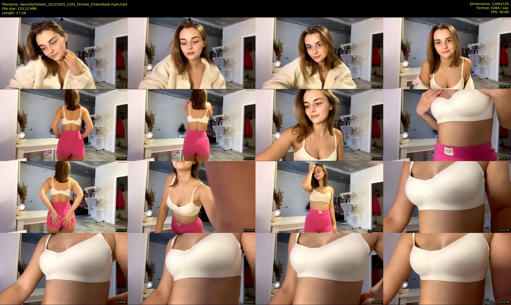 isauratorkelson — 18 minute Chaturbate female cam show recording, 720p, Dec 10, 2025