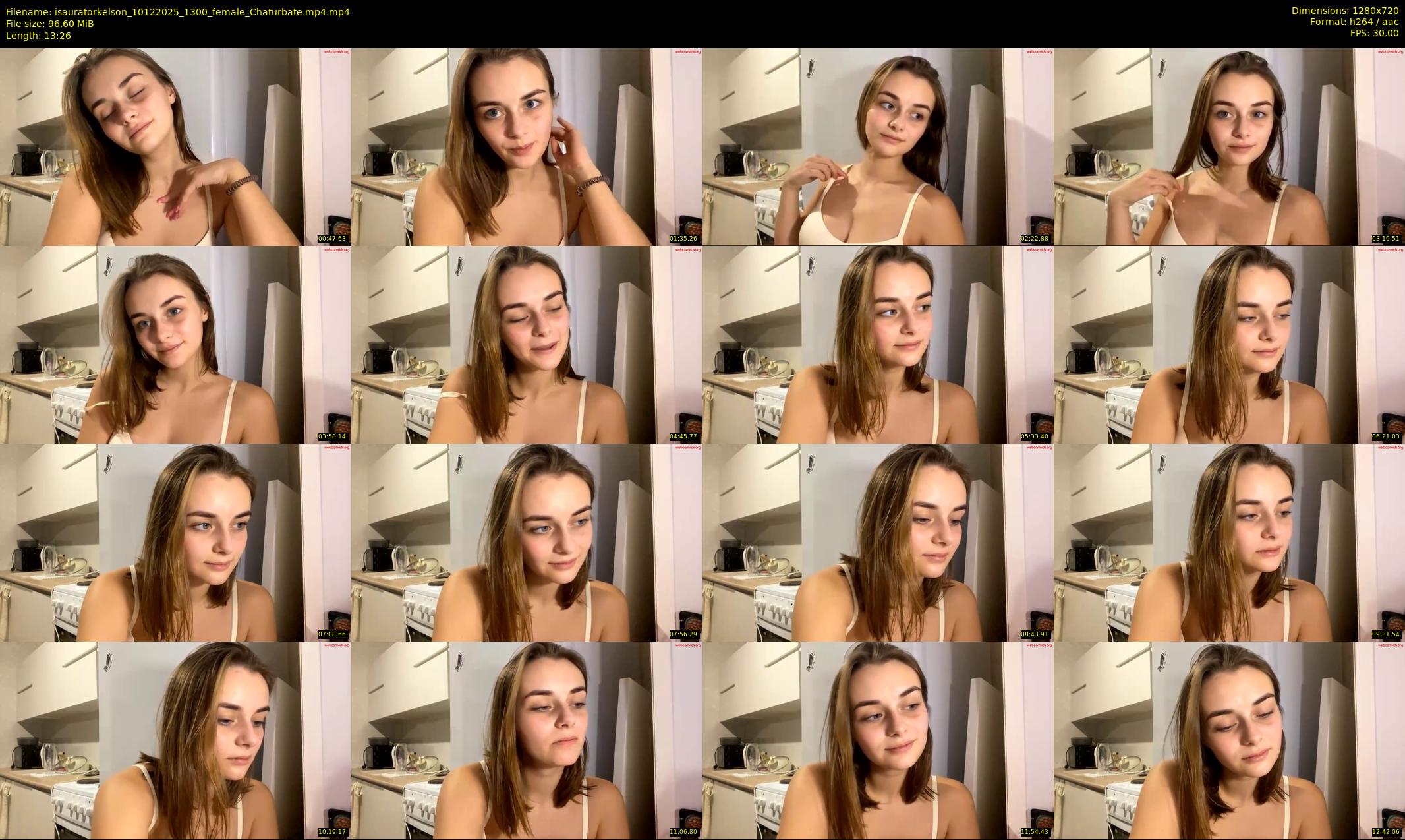 isauratorkelson — 14 minute Chaturbate female cam show recording, 720p, Dec 10, 2025