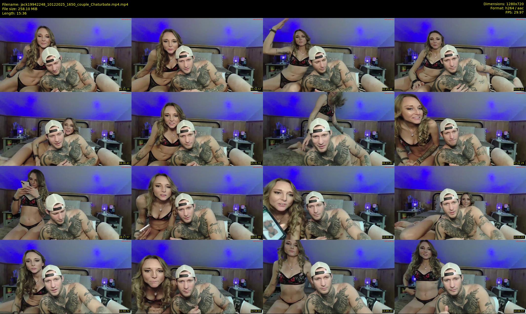 jack19942248 — 16 minute Chaturbate couple cam show recording, 720p, Dec 10, 2025