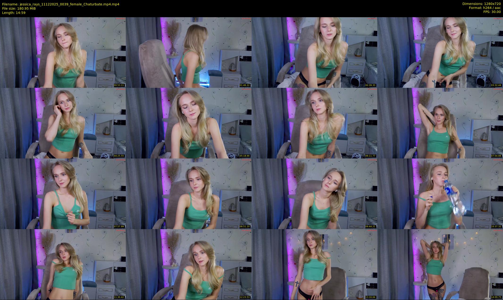 jessica_rays — 15 minute Chaturbate couple cam show recording, 720p, Dec 11, 2025
