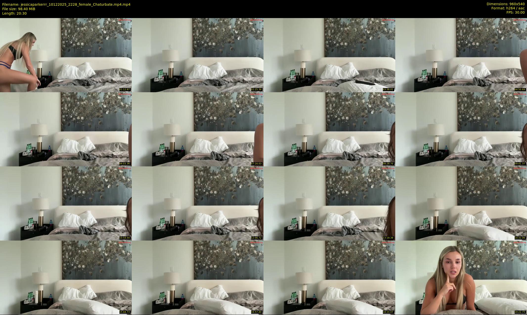jessicaparkerrr — 21 minute Chaturbate female cam show recording, 480p, Dec 10, 2025
