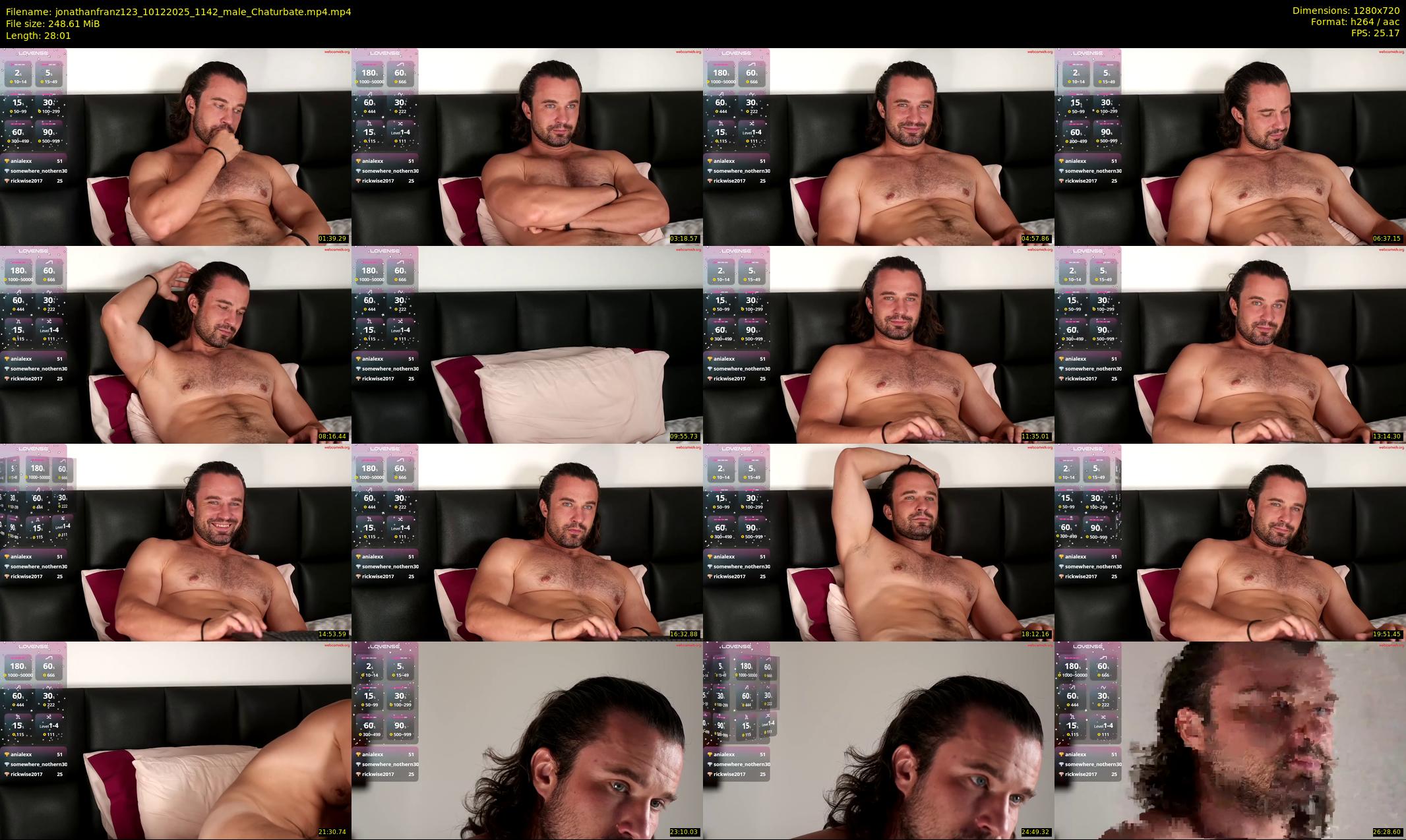 jonathanfranz123 — 29 minute Chaturbate male cam show recording, 720p, Dec 10, 2025