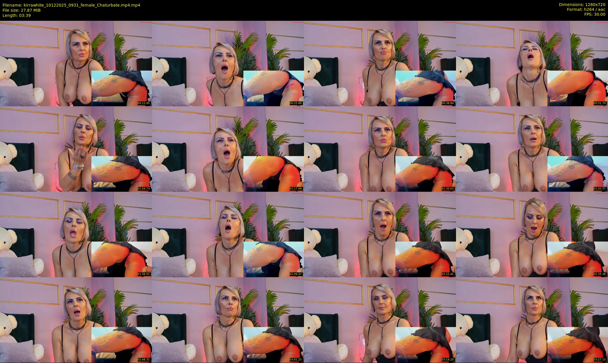 kirrawhite — 4 minute Chaturbate female cam show recording, 720p, Dec 10, 2025